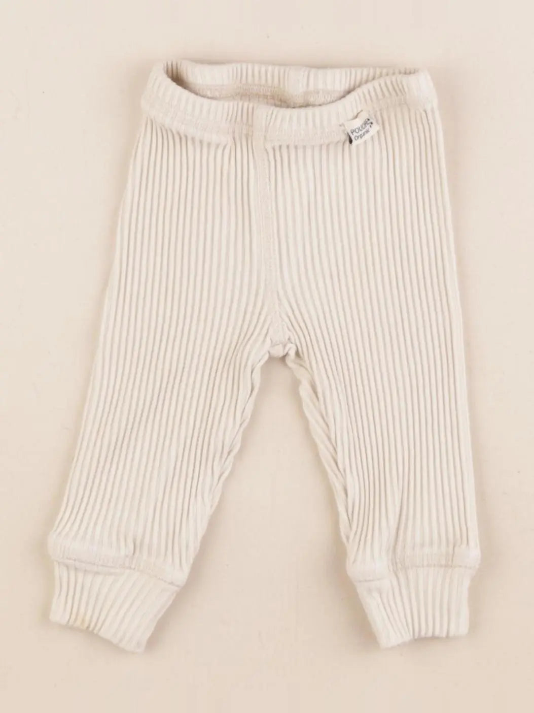 Poudre Organic - legging beige - 3 mois