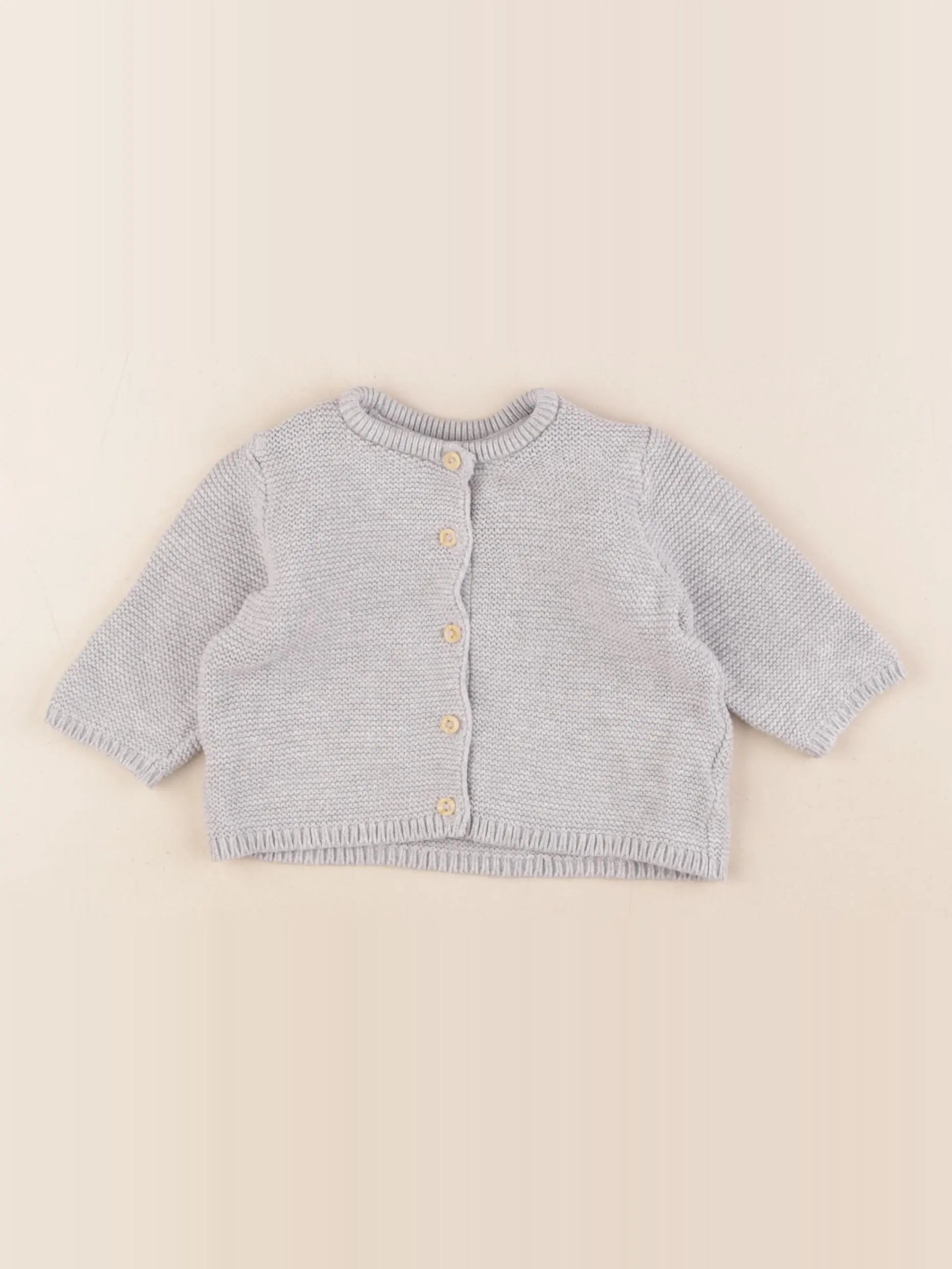 IKKS - gilet gris - 1/2 mois