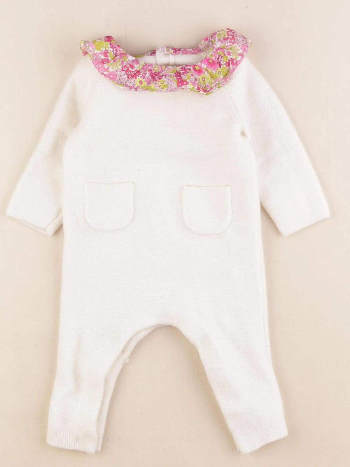 Jacadi - combinaison beige - 6 mois