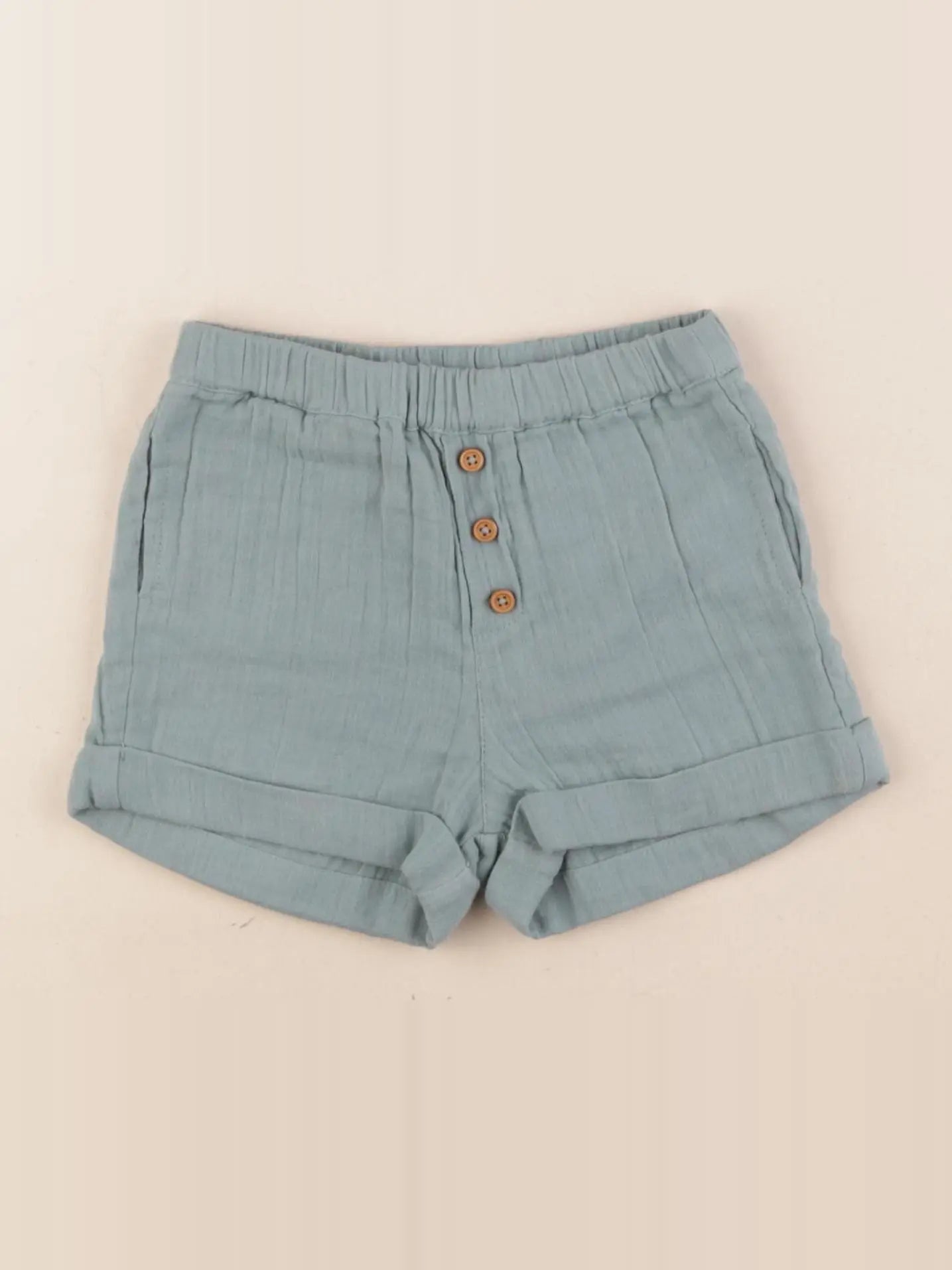 Natalys - short vert - 12 mois