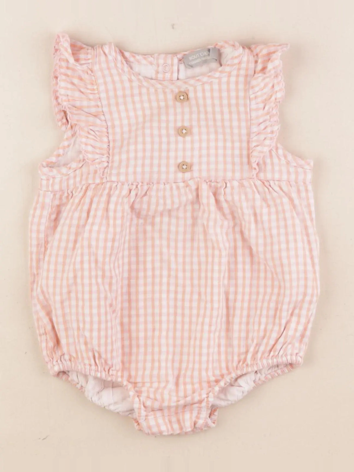 Boutchou - combinaison orange - 9 mois