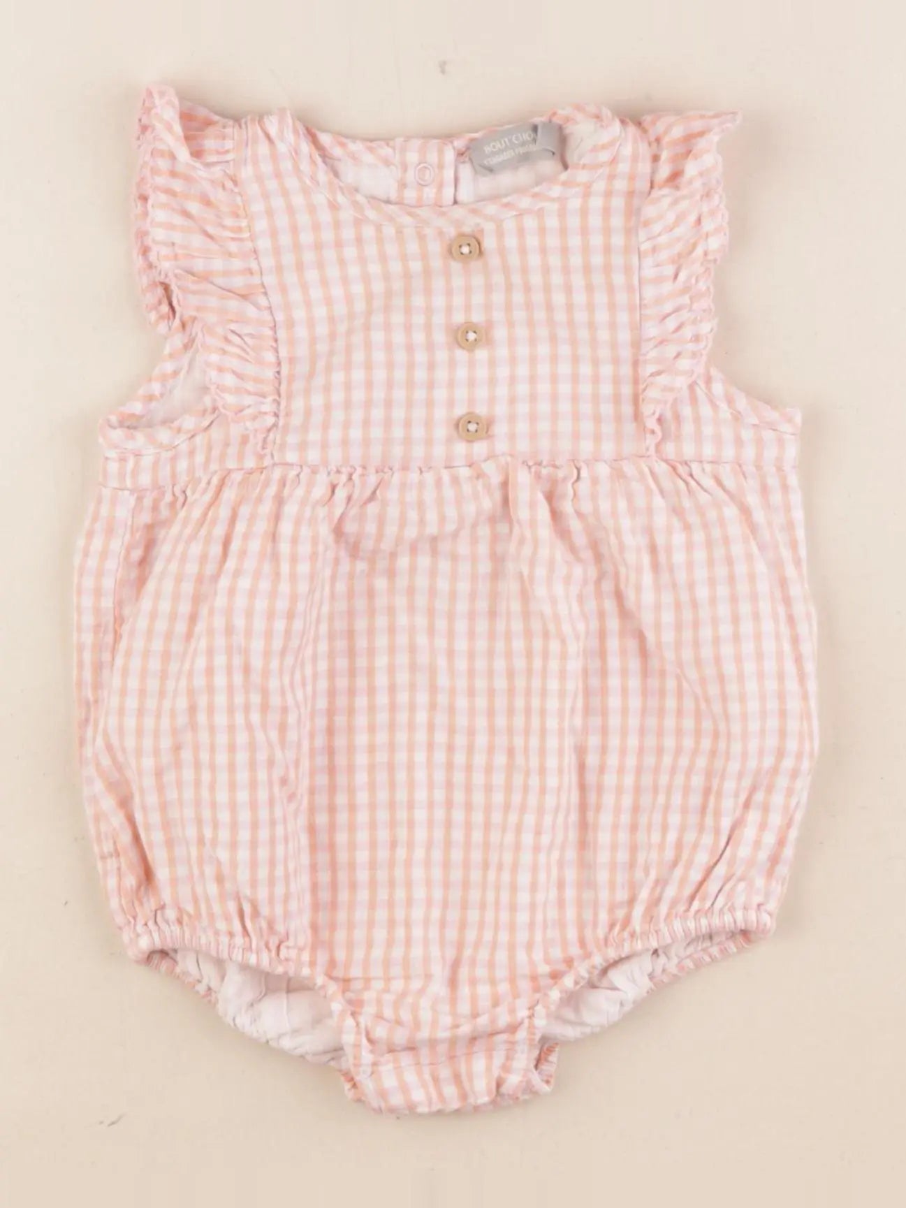 Boutchou - combinaison orange - 9 mois