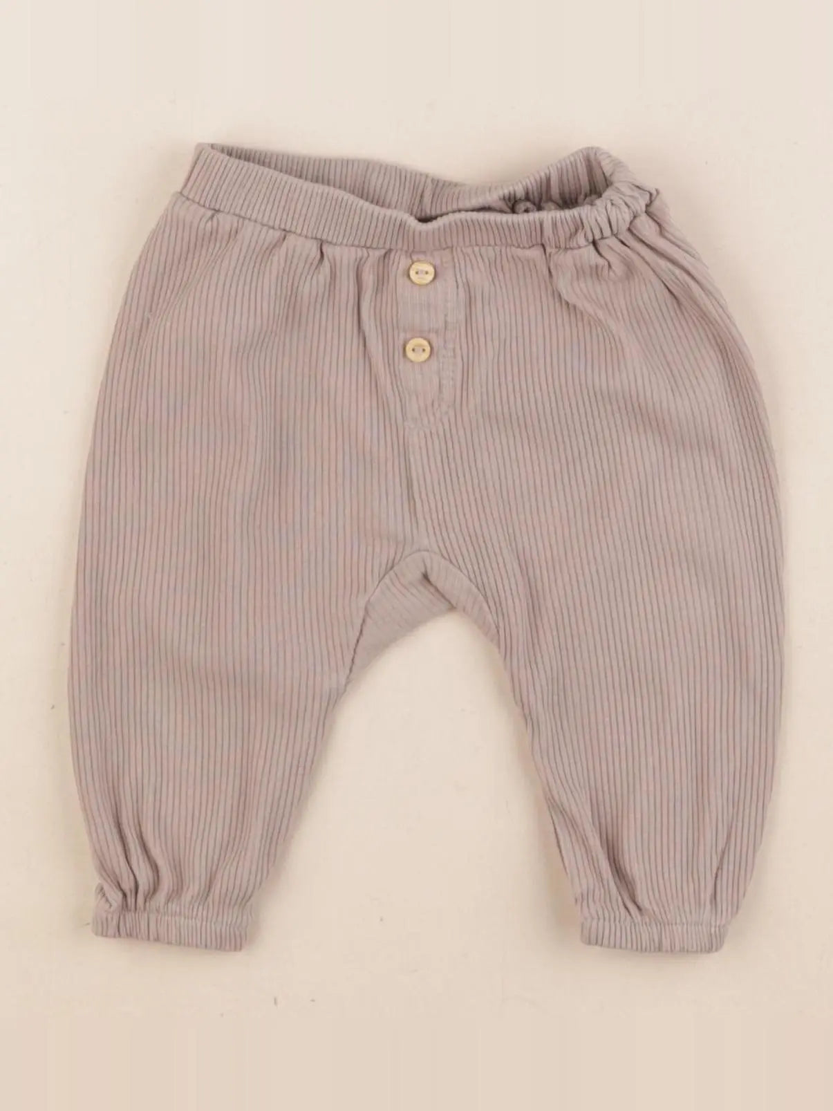 H&M - sarouel beige - 2/4 mois