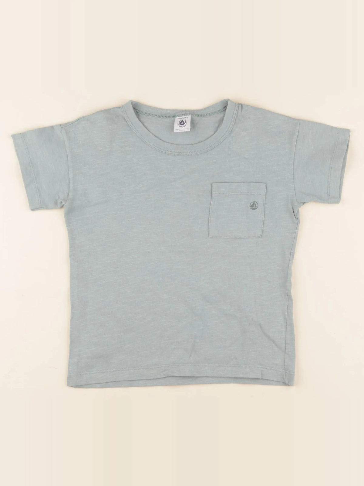 Petit Bateau - tee-shirt vert - 8 ans
