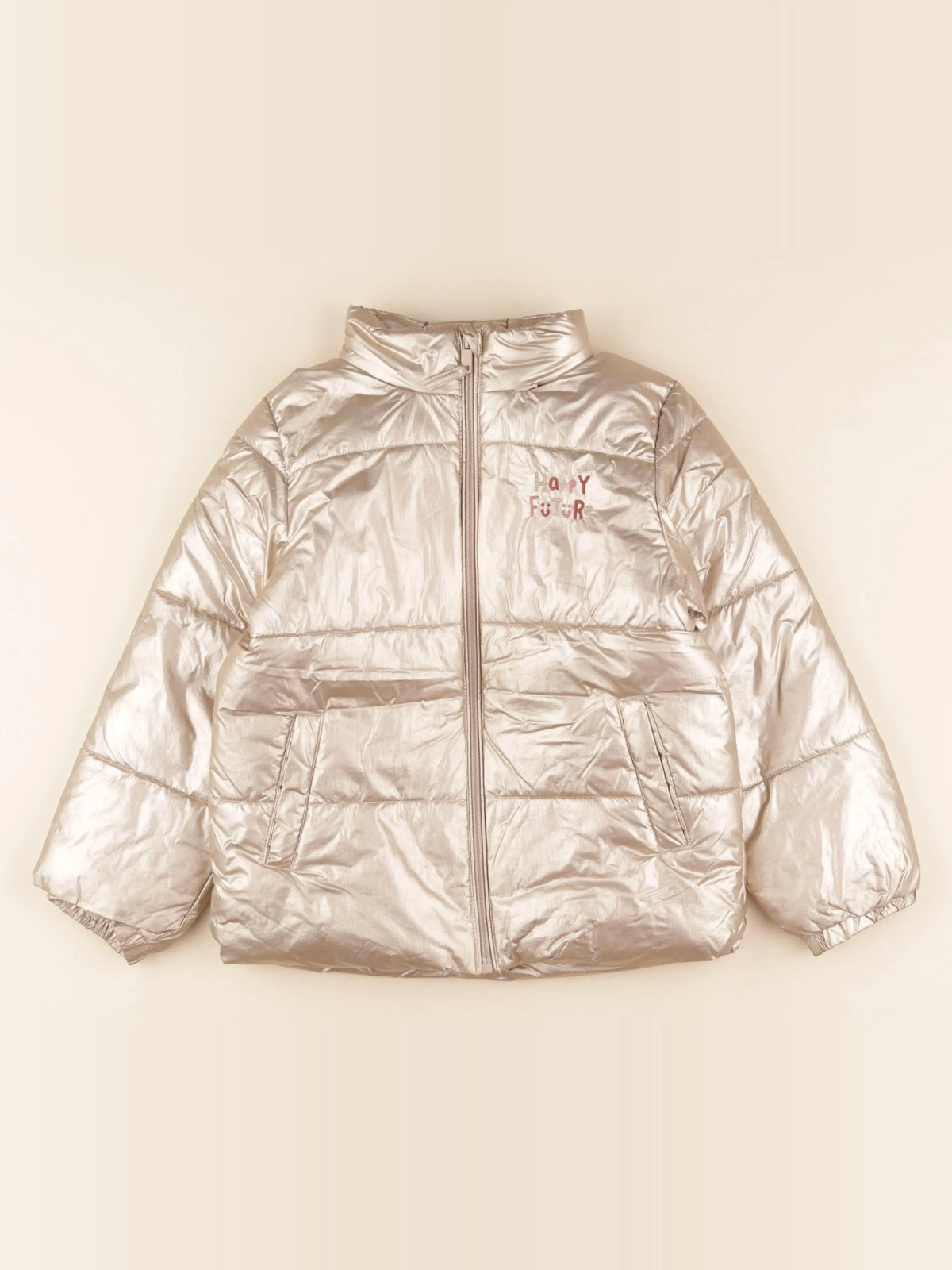 Vertbaudet - doudoune or - 8 ans
