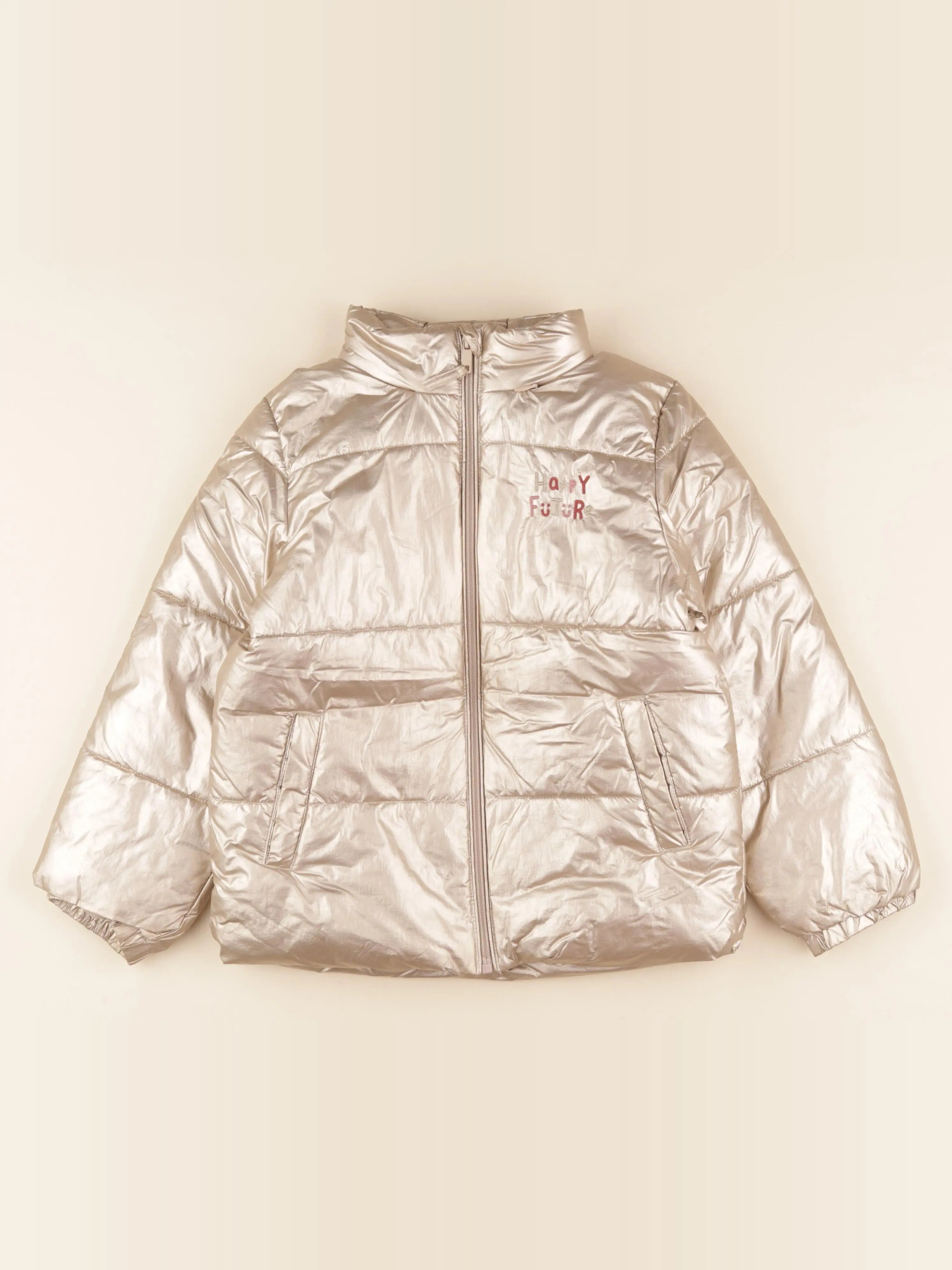 Vertbaudet - doudoune or - 8 ans