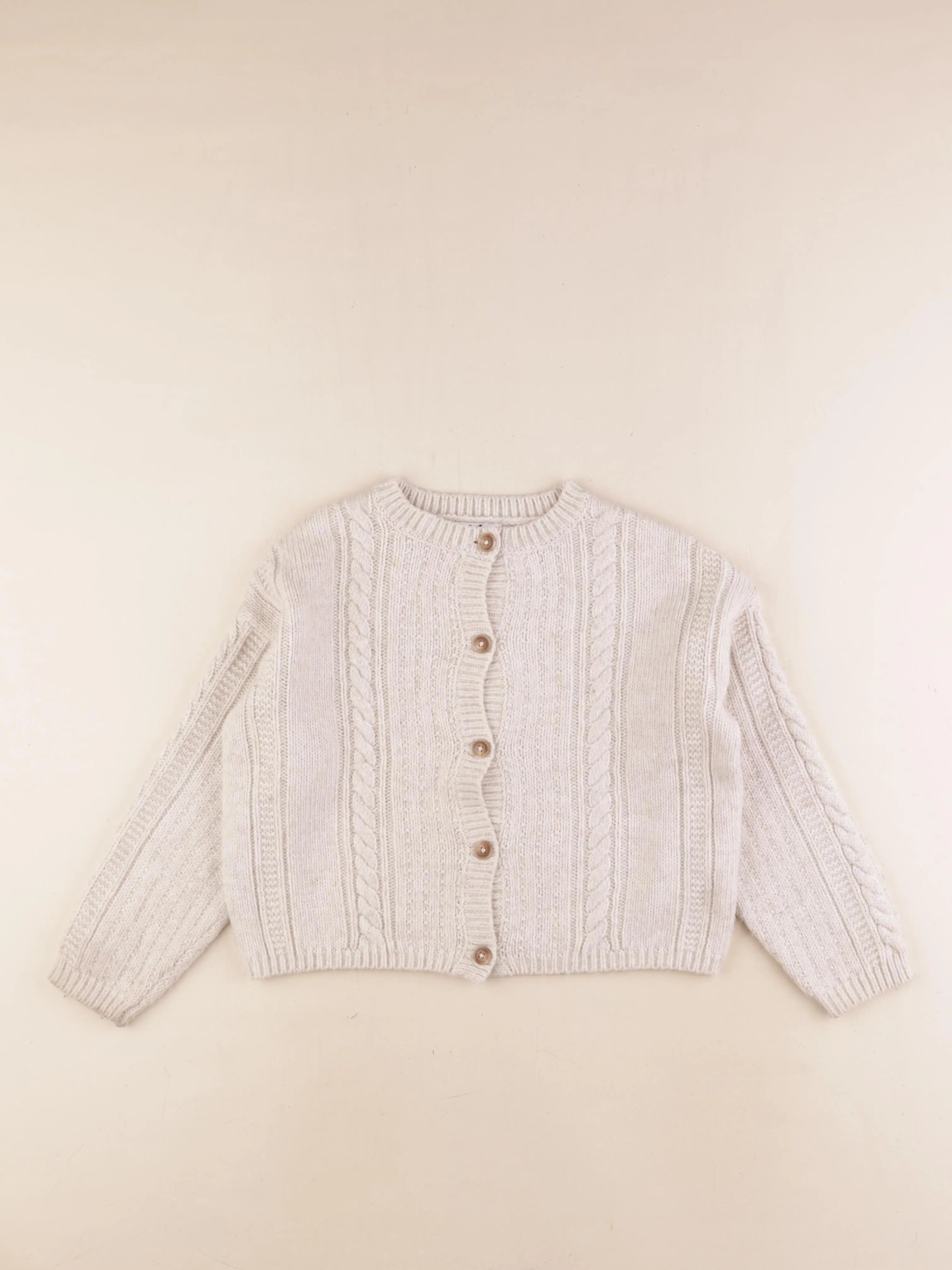 Cyrillus - gilet beige - 8 ans