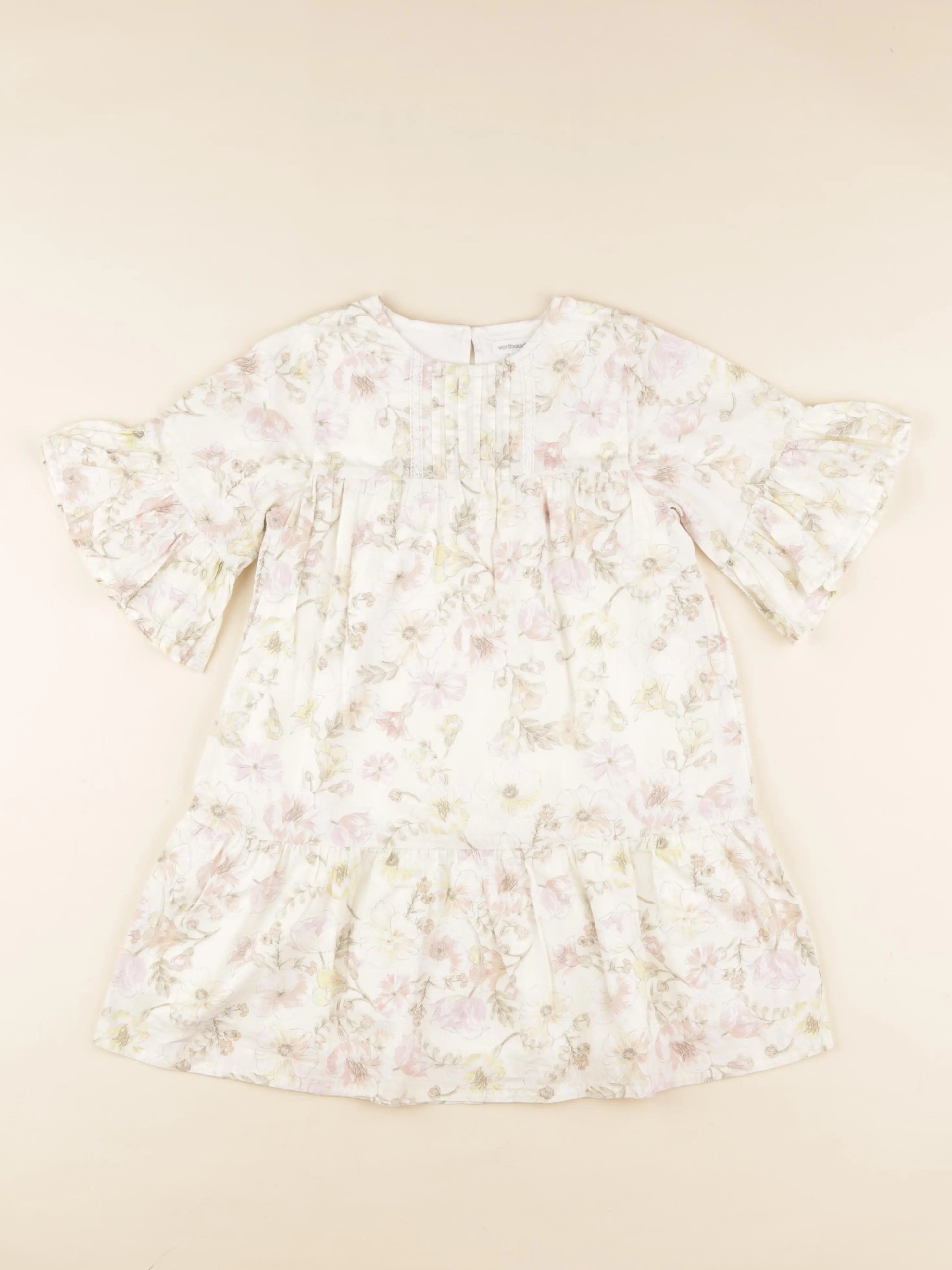 Vertbaudet - robe multicolore - 8 ans