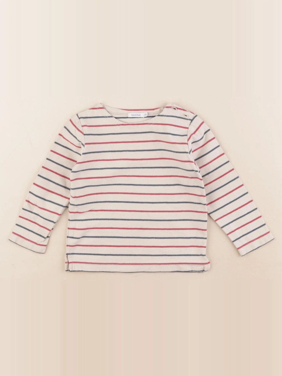 Boutchou - tee-shirt beige - 2 ans
