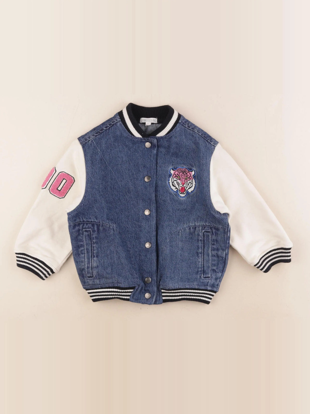 Storytelling - veste bleu, blanc - 4 ans