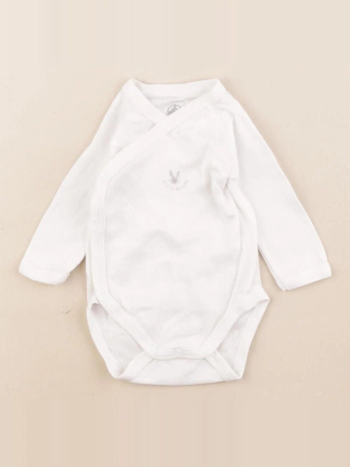 Petit Bateau - body blanc - 1 mois