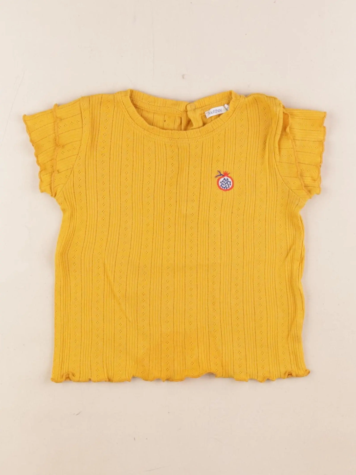 Boutchou - tee-shirt jaune - 24 mois