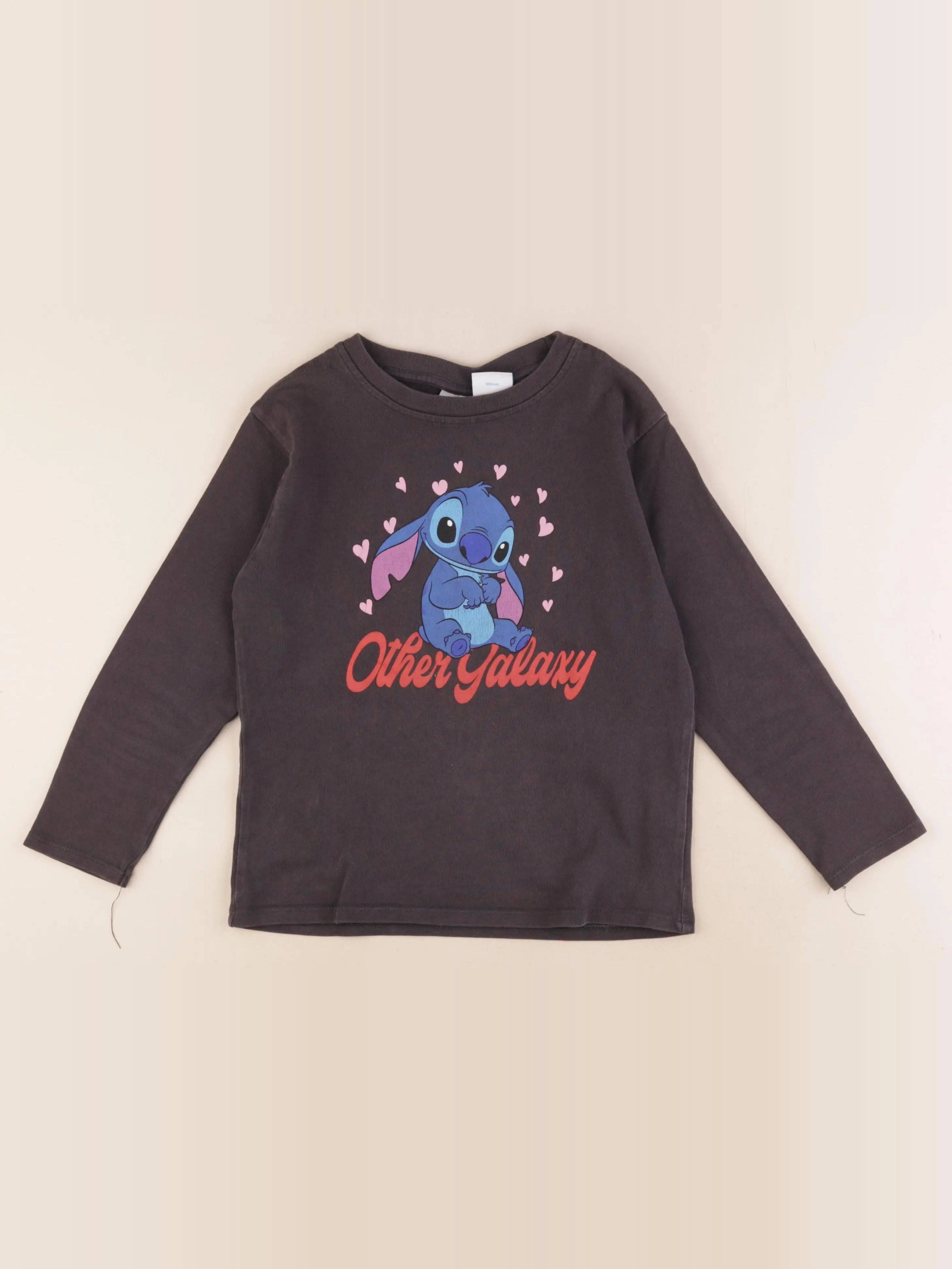Zara - tee-shirt taupe - 8/9 ans