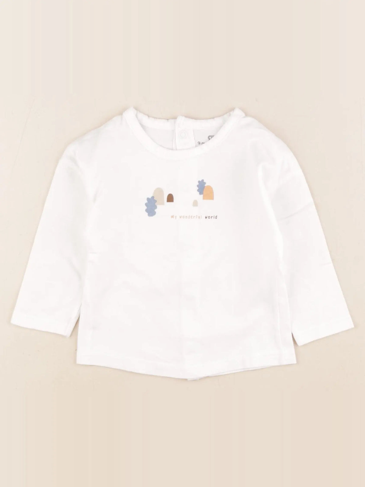 La Redoute - tee-shirt blanc - 9 mois