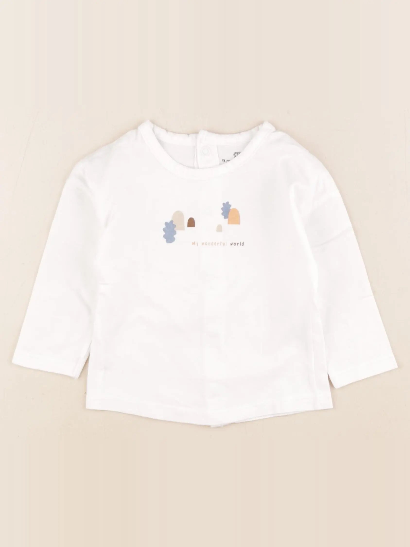 La Redoute - tee-shirt blanc - 9 mois