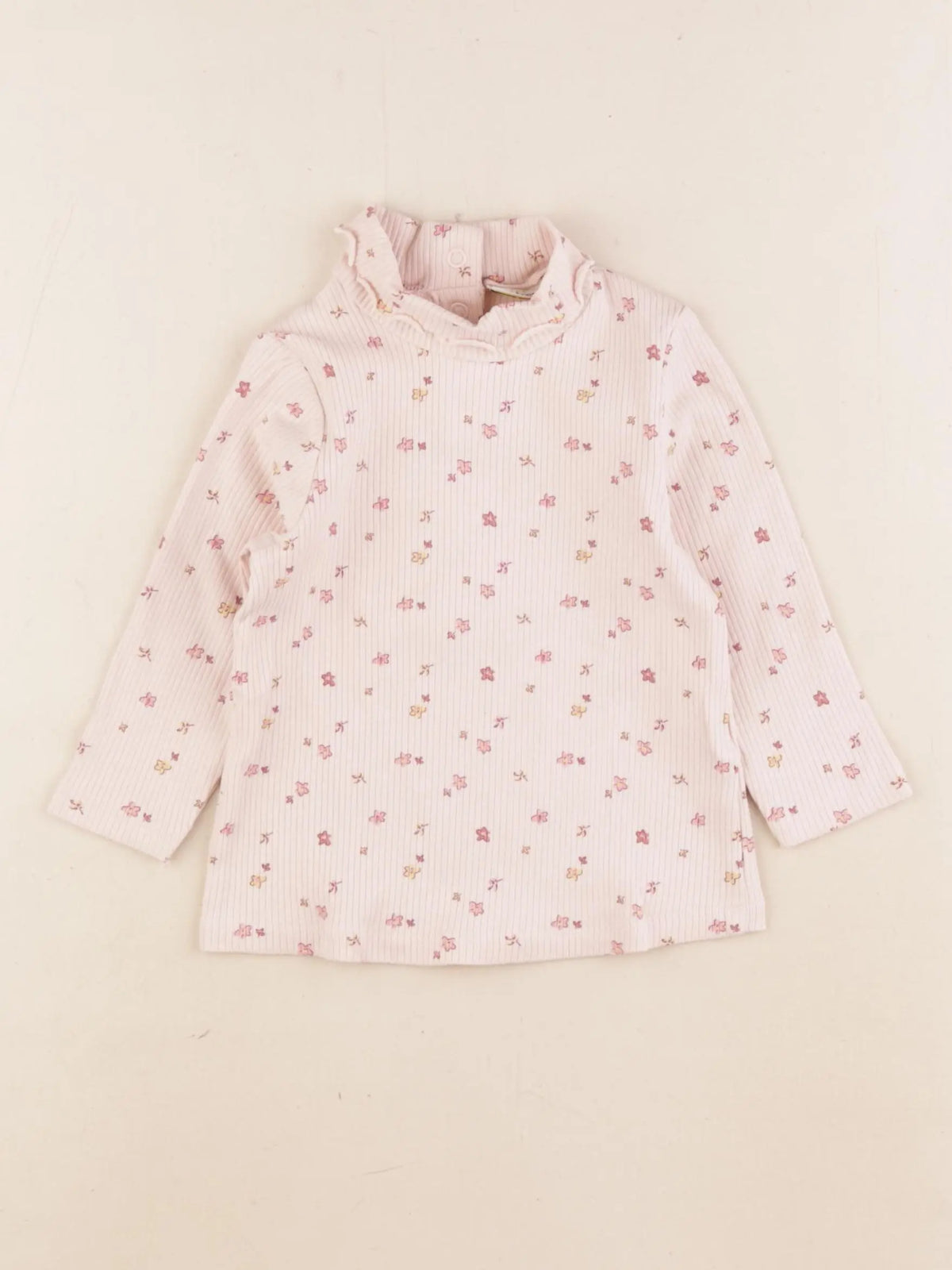 Tape à l'oeil - sous-pull rose - 12 mois