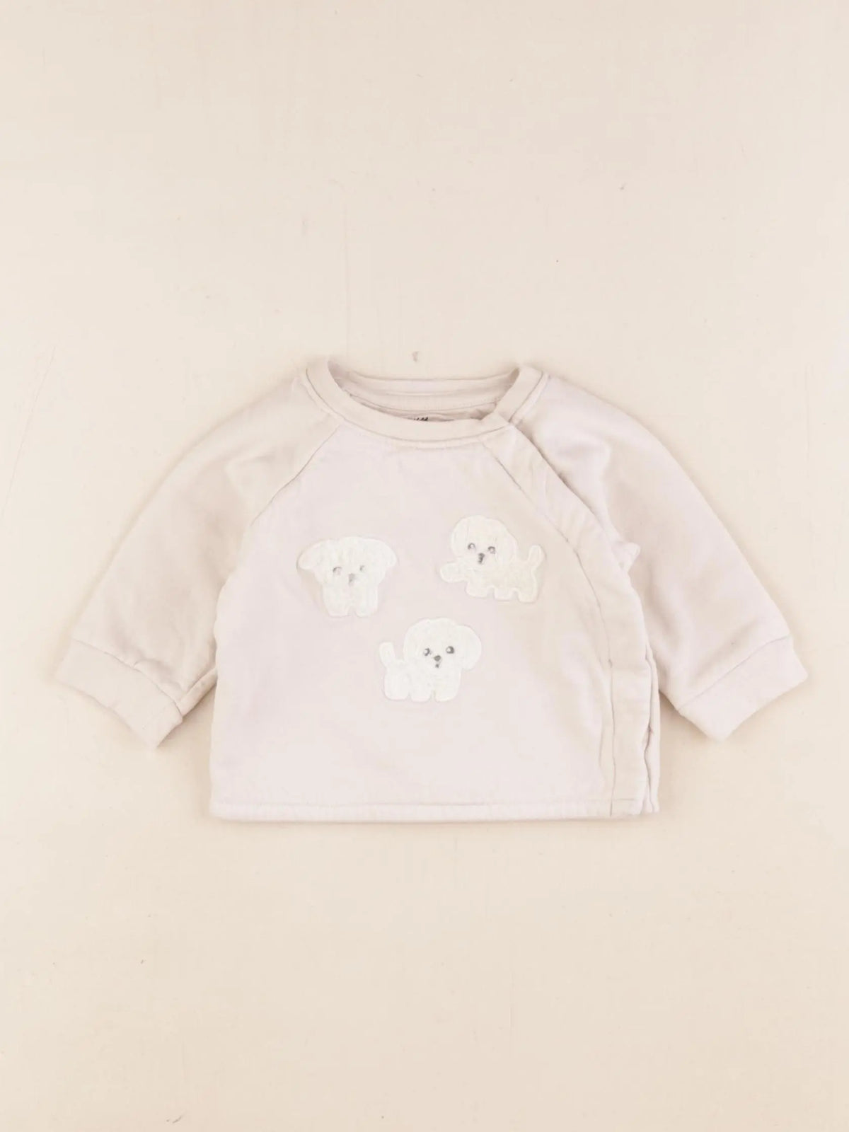 H&M - sweat marron - 1/2 mois