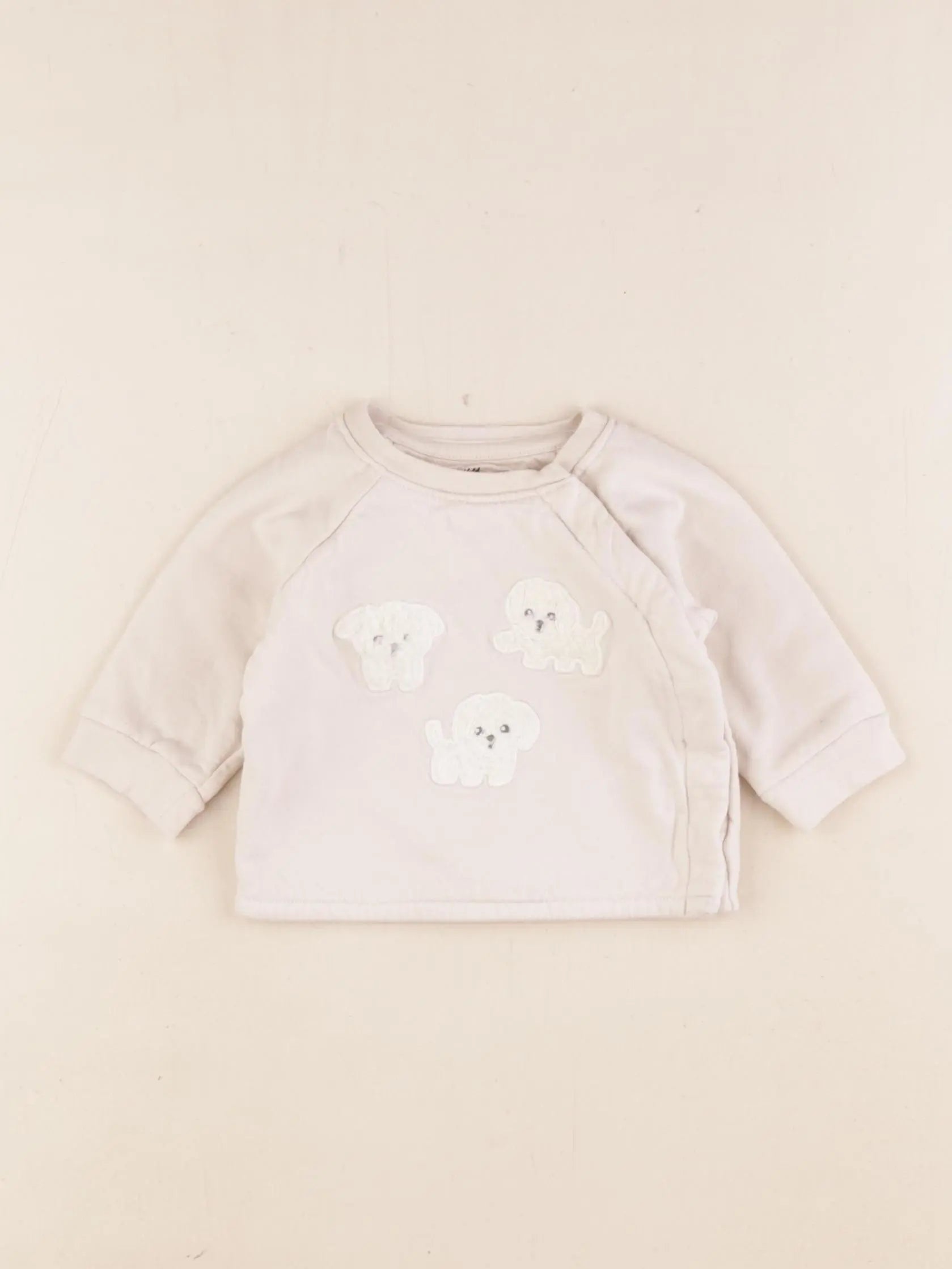 H&M - sweat marron - 1/2 mois