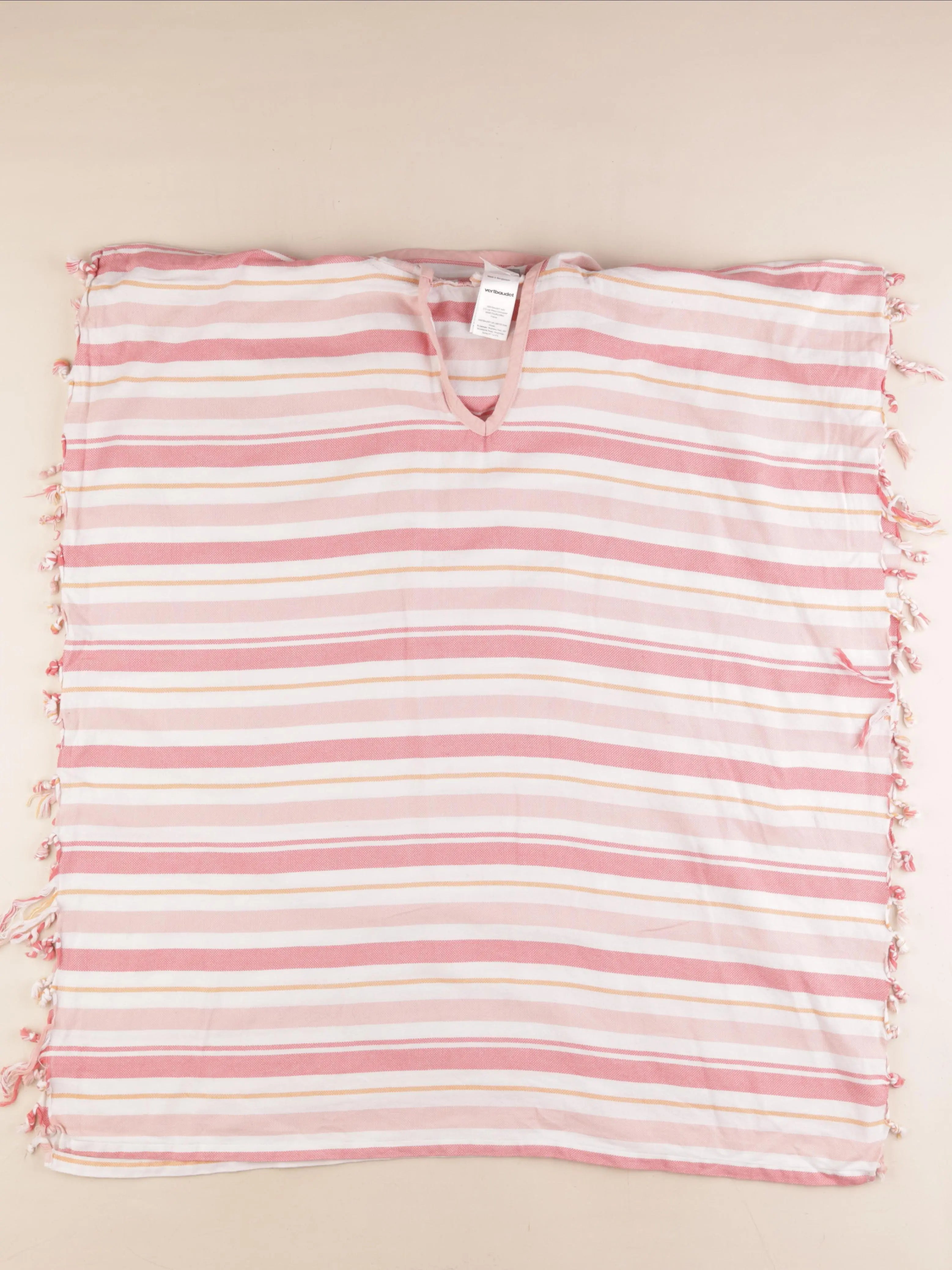 Vertbaudet - cape de bain multicolore - 8/10 ans