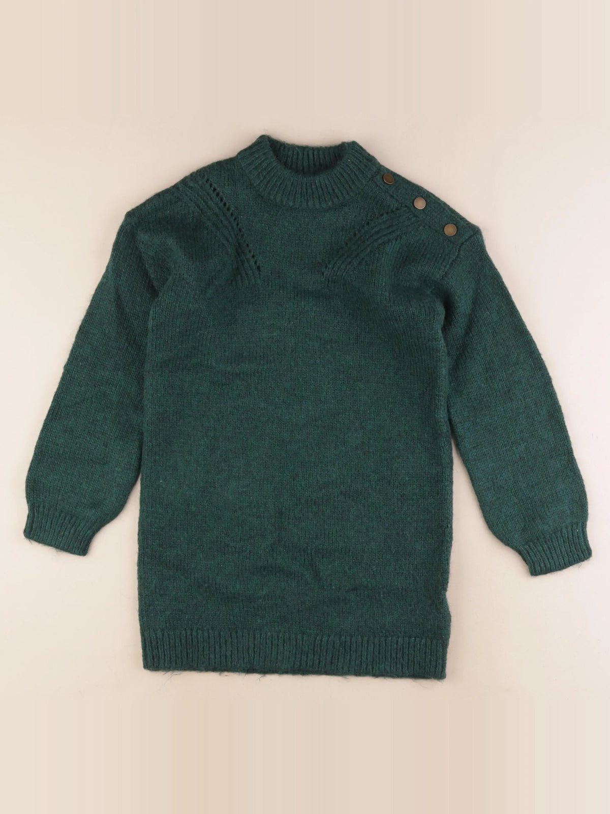 Vertbaudet - robe vert - 8 ans