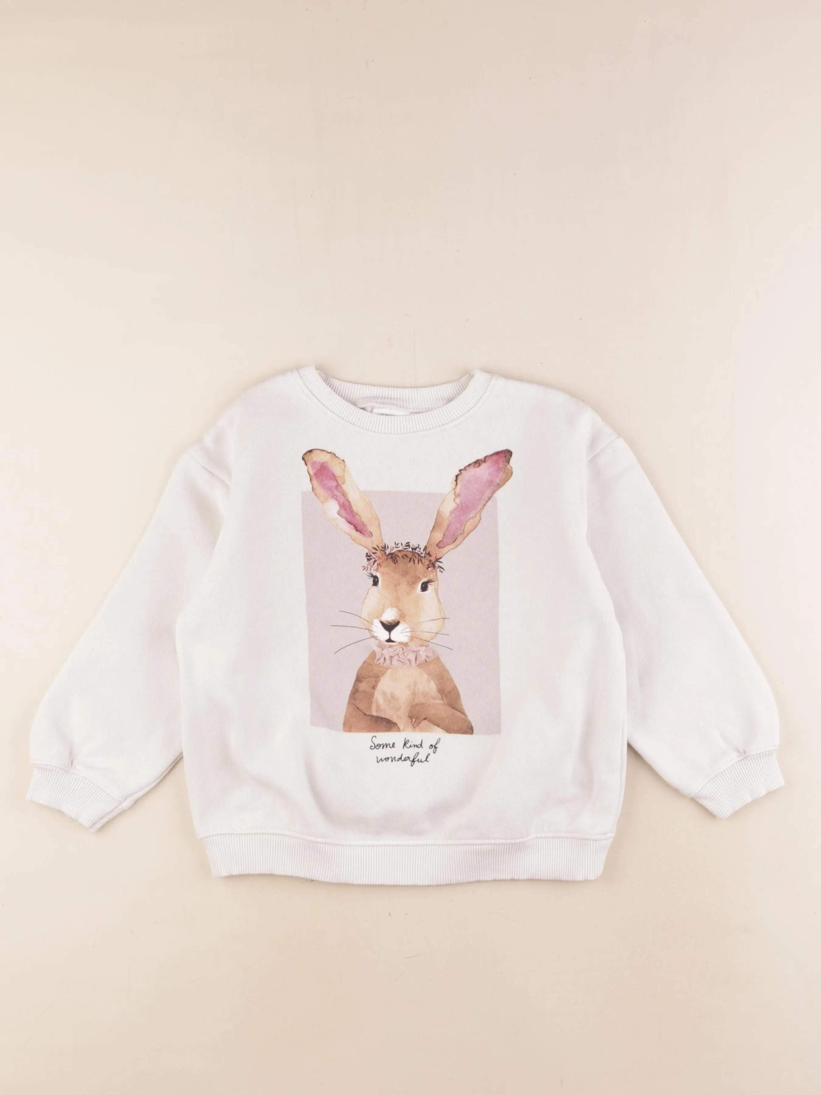 Zara - sweat beige - 4/5 ans