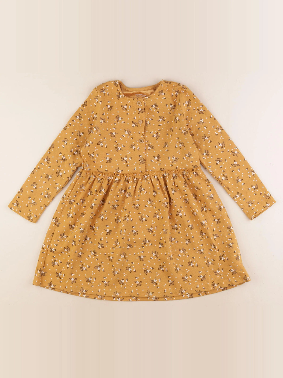 Vertbaudet - robe jaune - 8 ans