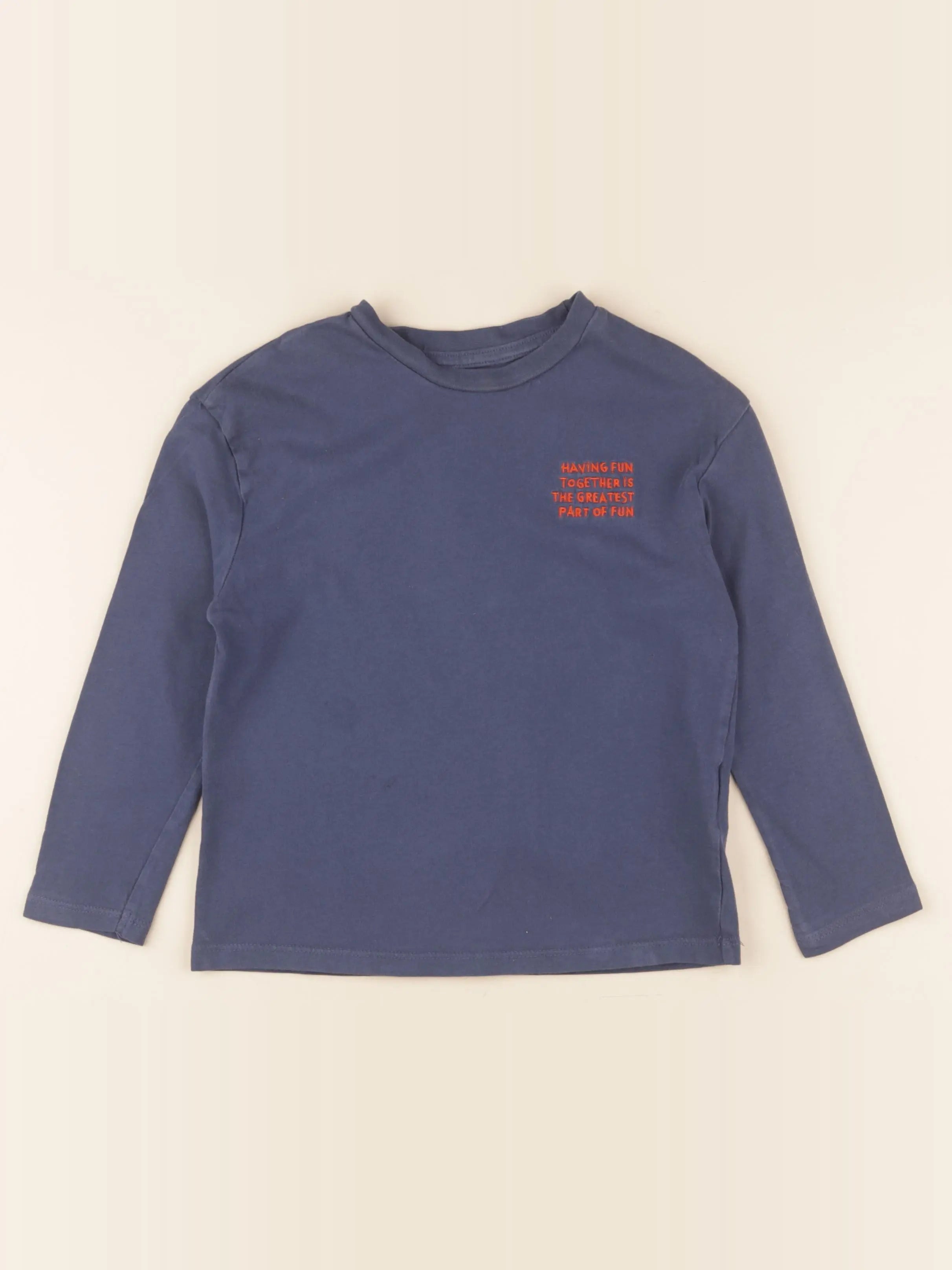 La Redoute - tee-shirt bleu - 6 ans