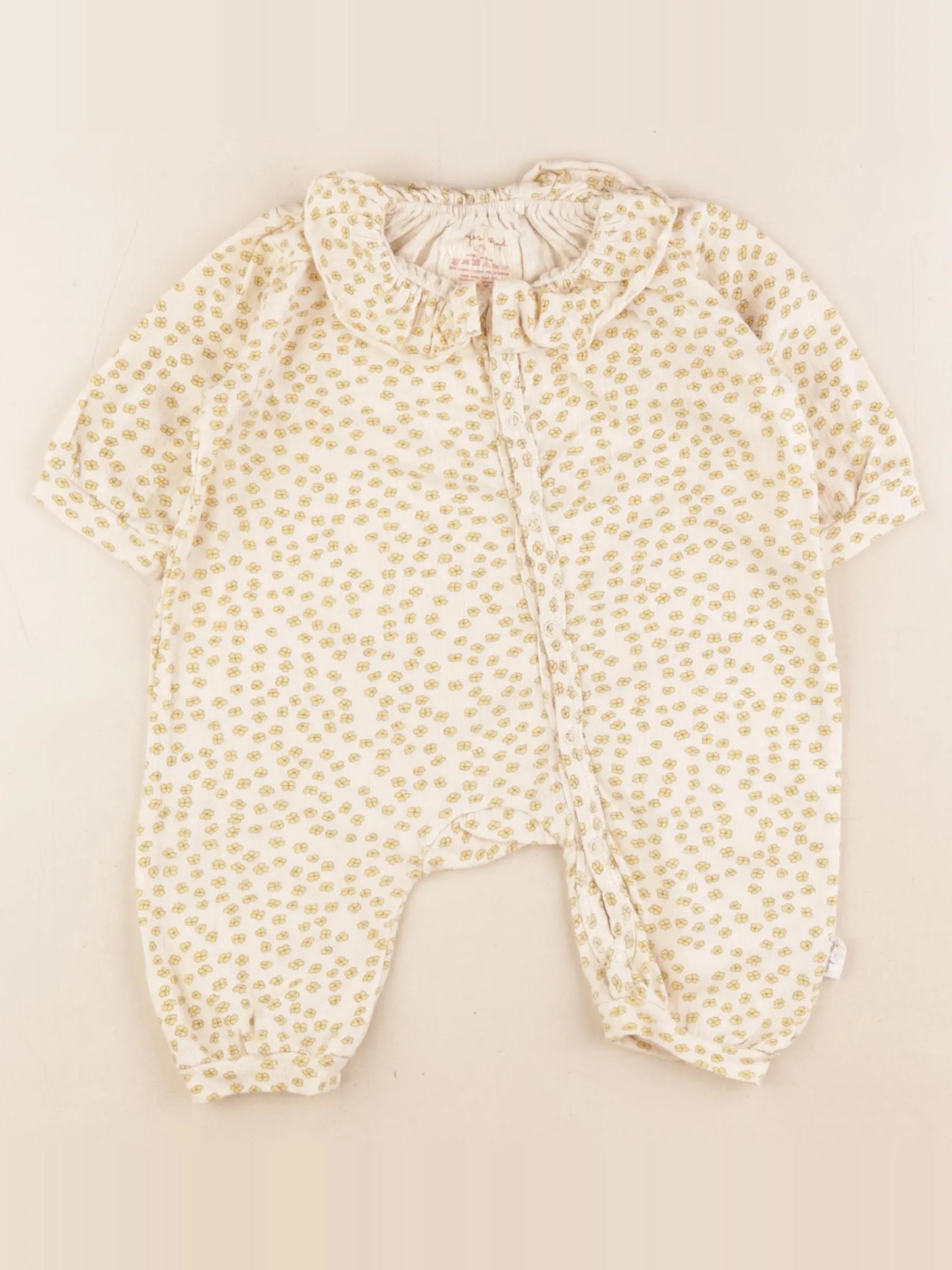 Konges slojd - combinaison beige, jaune - 0/1 mois
