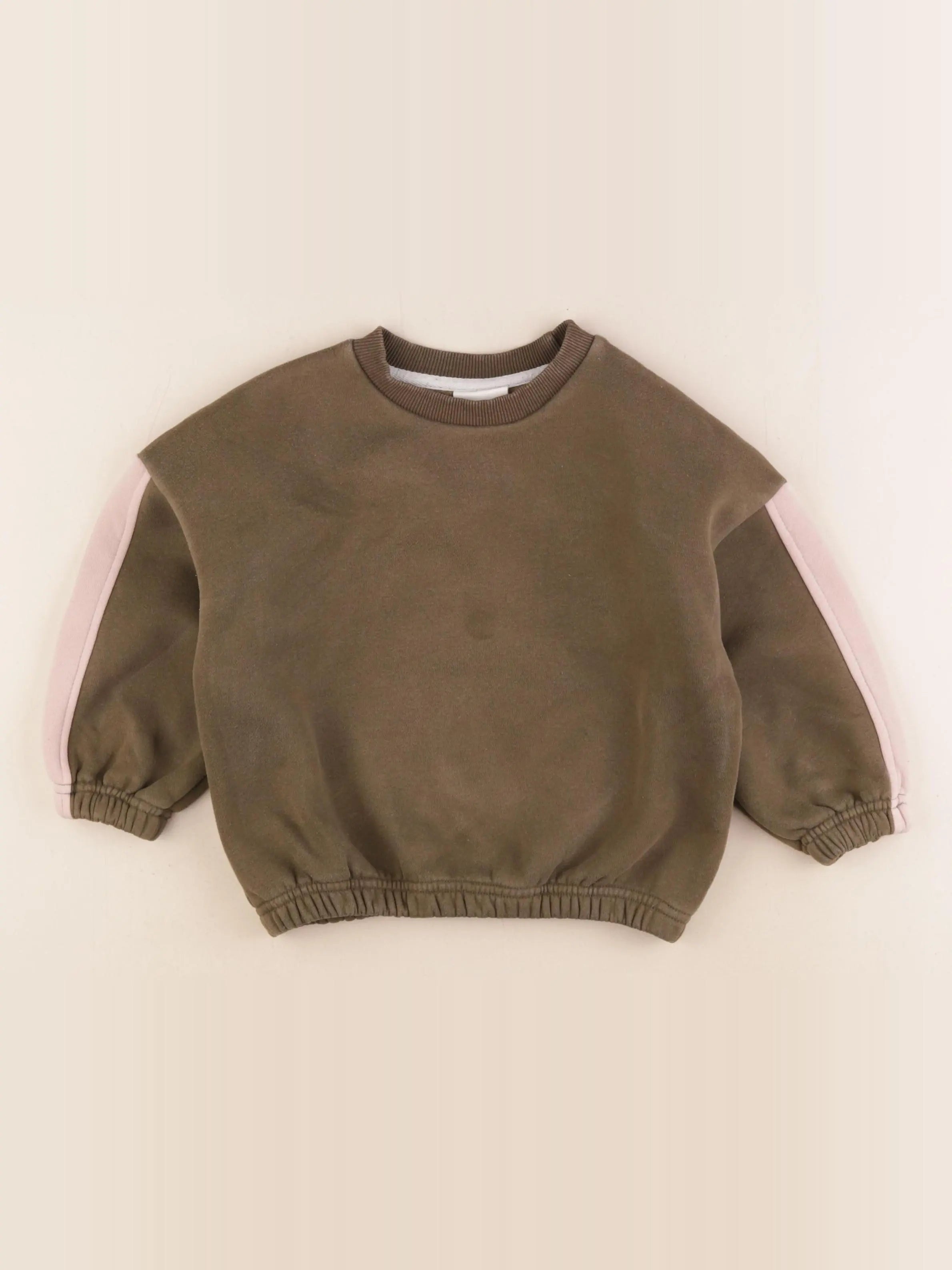 Gamin gamine - sweat vert - 2 ans