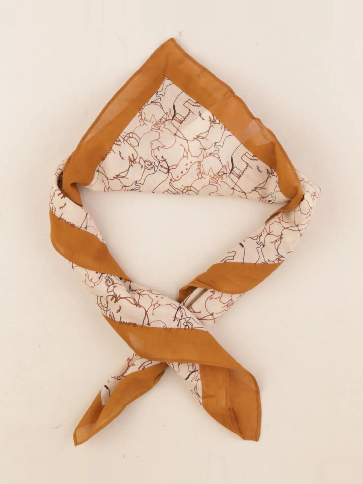 Vertbaudet - foulard marron - 1 an à 6 ans
