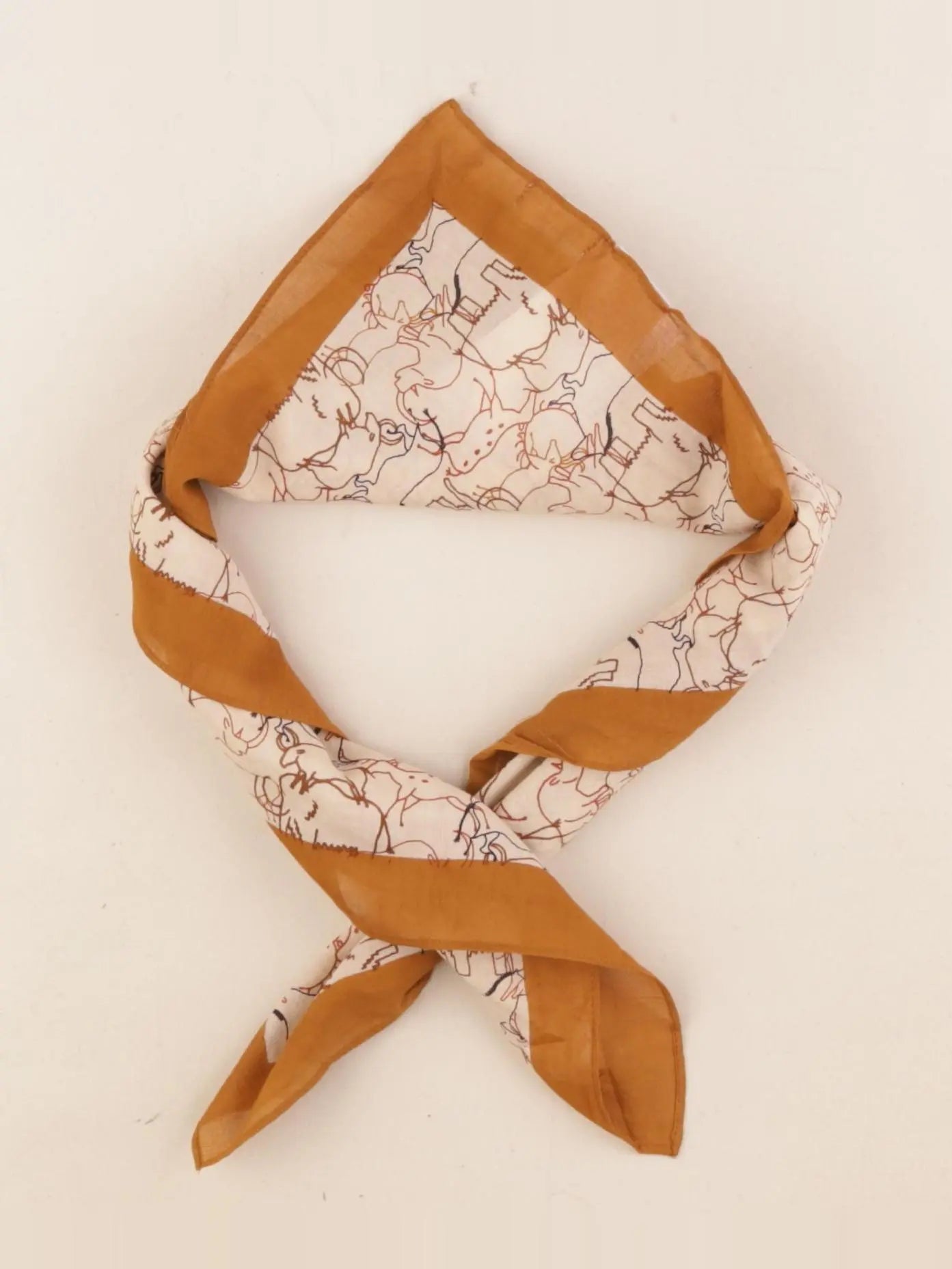 Vertbaudet - foulard marron - 1 an à 6 ans