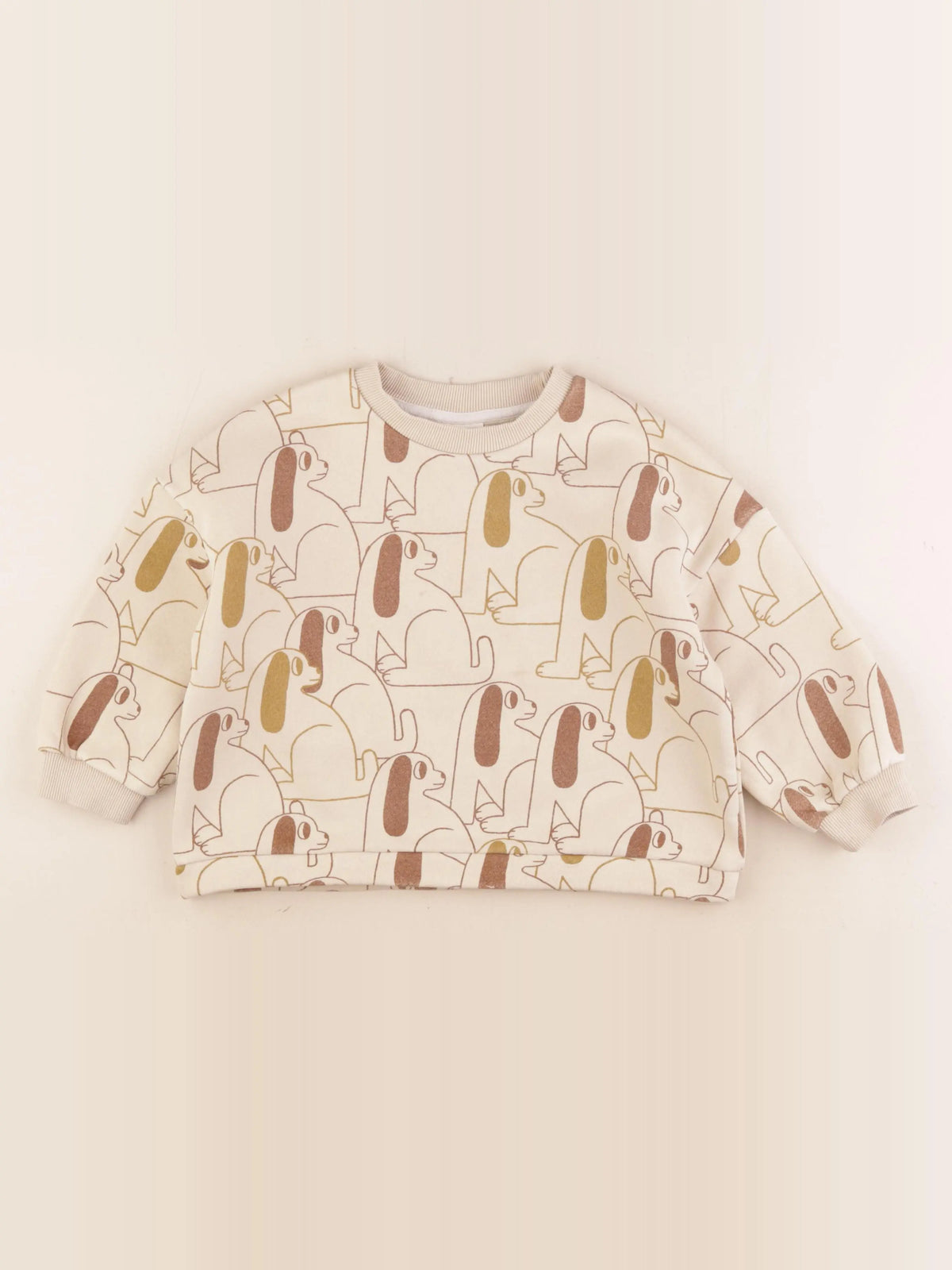 Gamin gamine X Charlotte Janvier - sweat beige - 2 ans