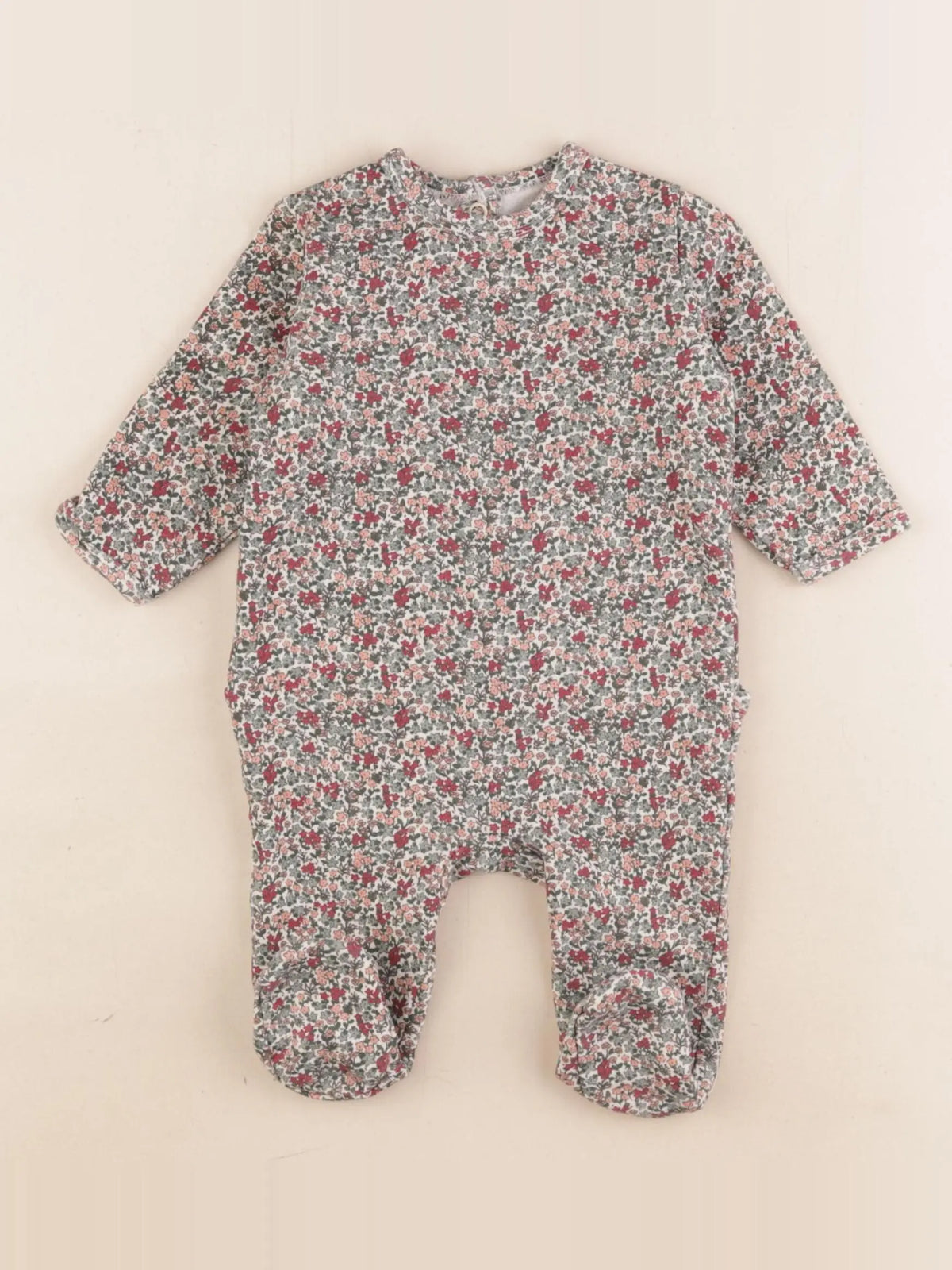 Vertbaudet - pyjama coton multicolore - 3 mois