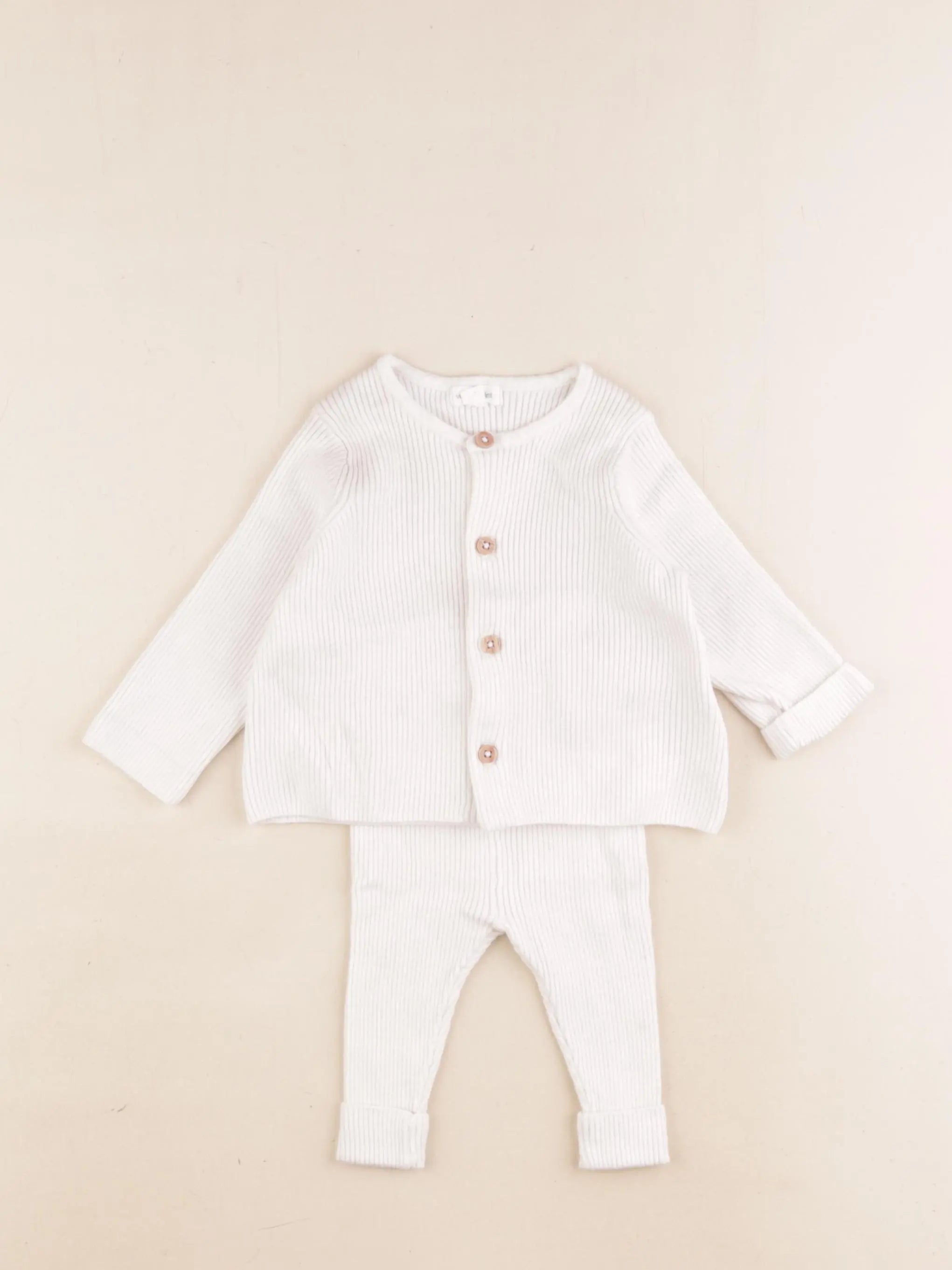 Vertbaudet - ensemble blanc - 3 mois