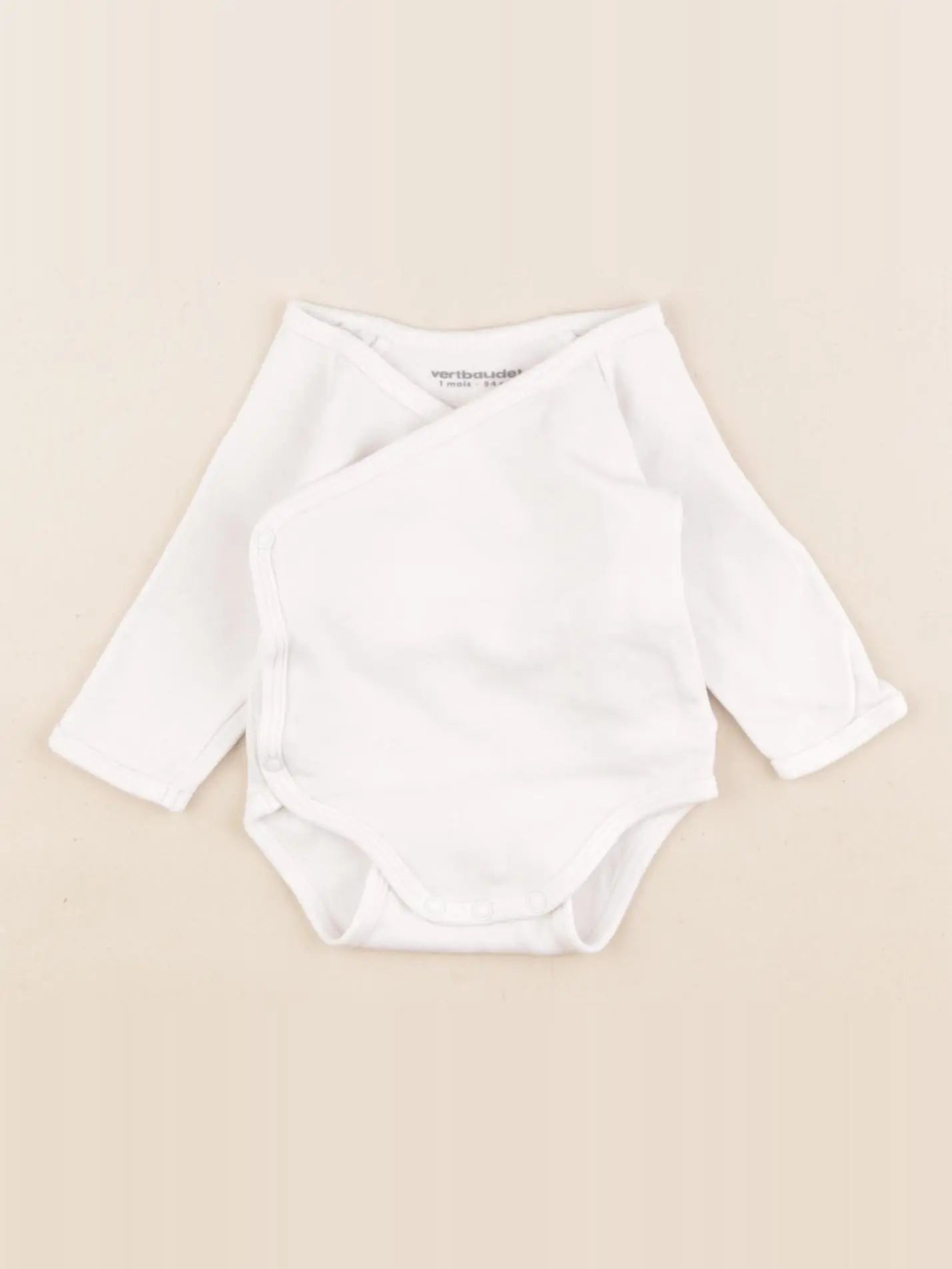 Vertbaudet - body blanc - 1 mois