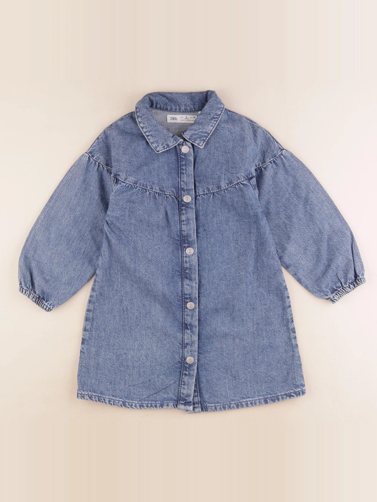 Zara - robe bleu - 5 ans
