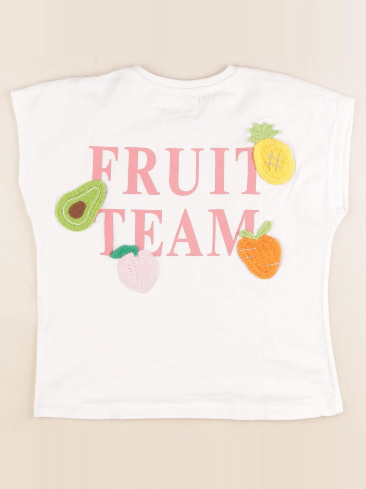 Zara - tee-shirt imprimé au dos blanc - 6 ans