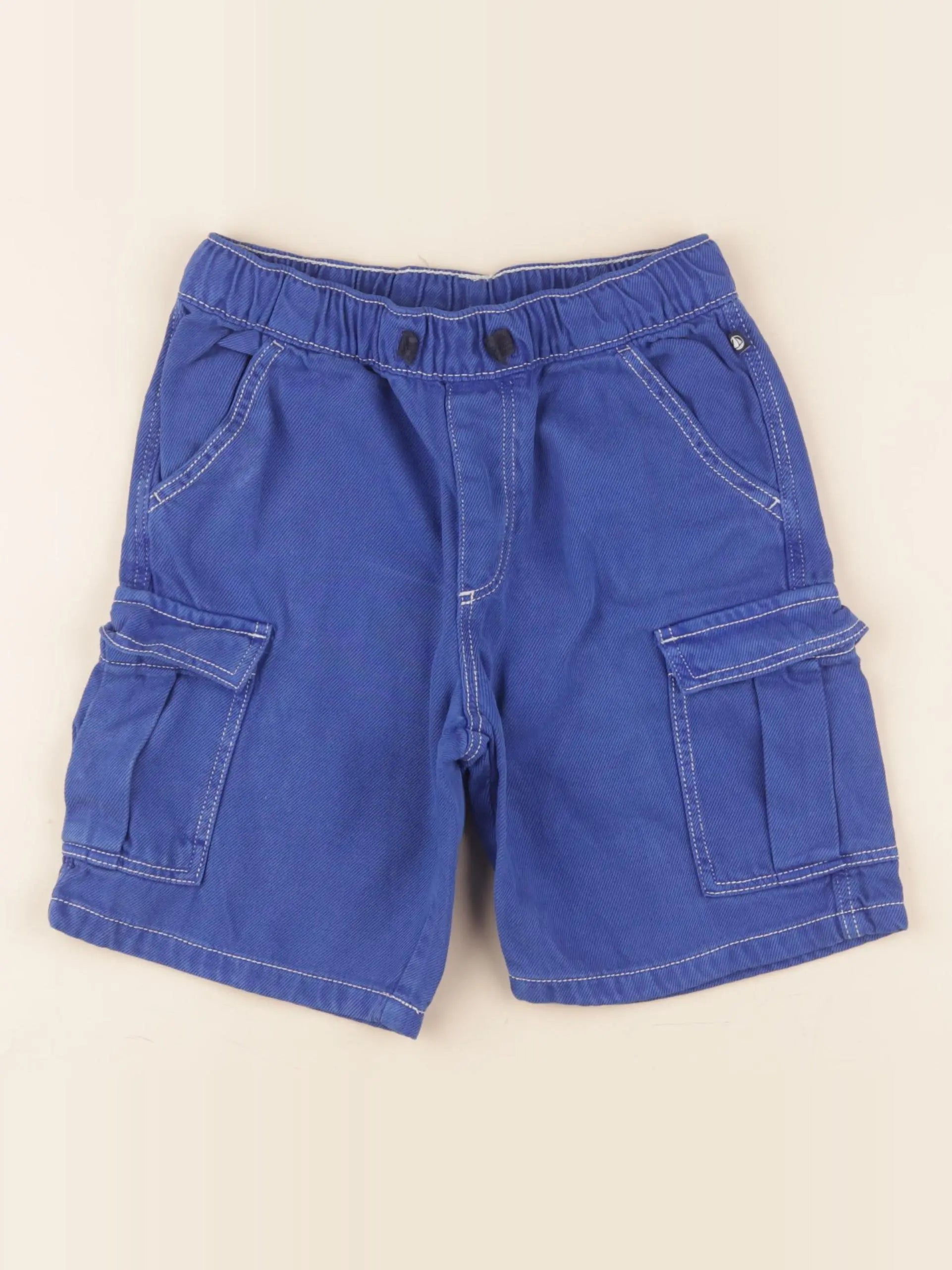Petit Bateau - short bleu - 8 ans