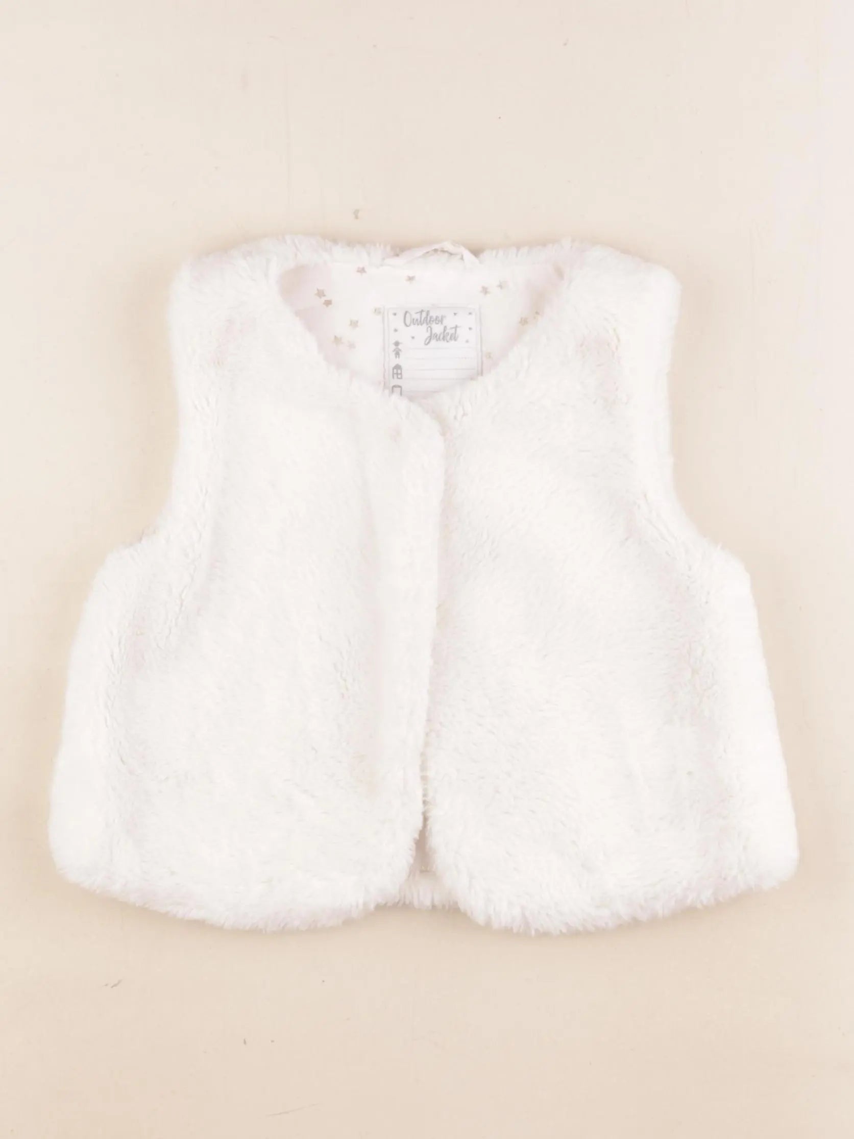Vertbaudet - gilet blanc - 5 ans