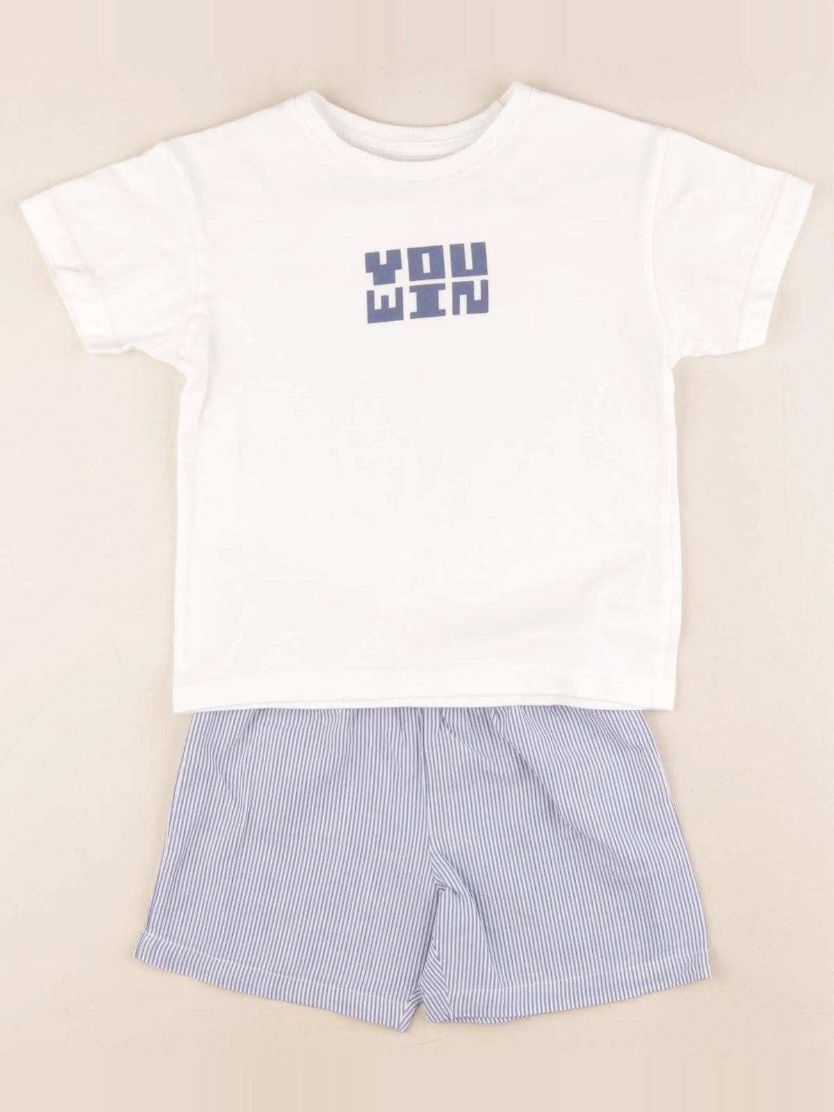 Vertbaudet - pyjama coton bleu - 5 ans