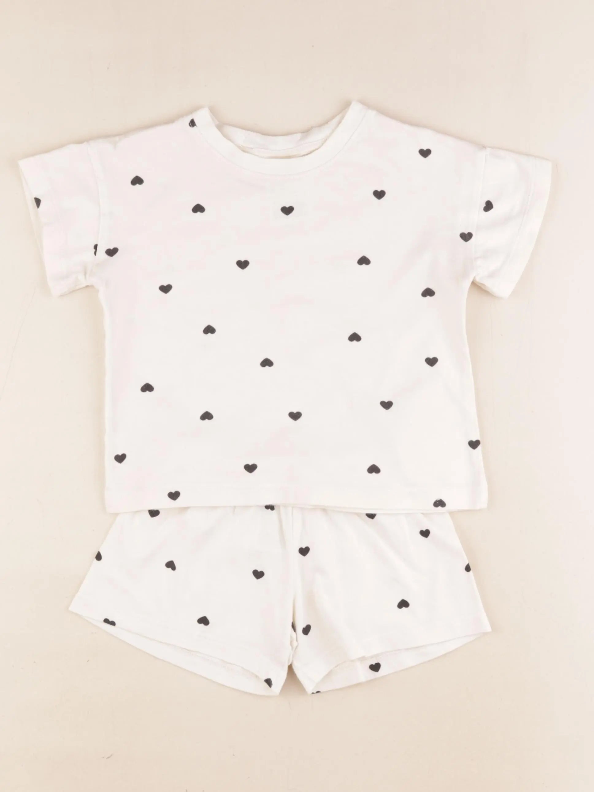 H&M - pyjama coton beige - 18/24 mois