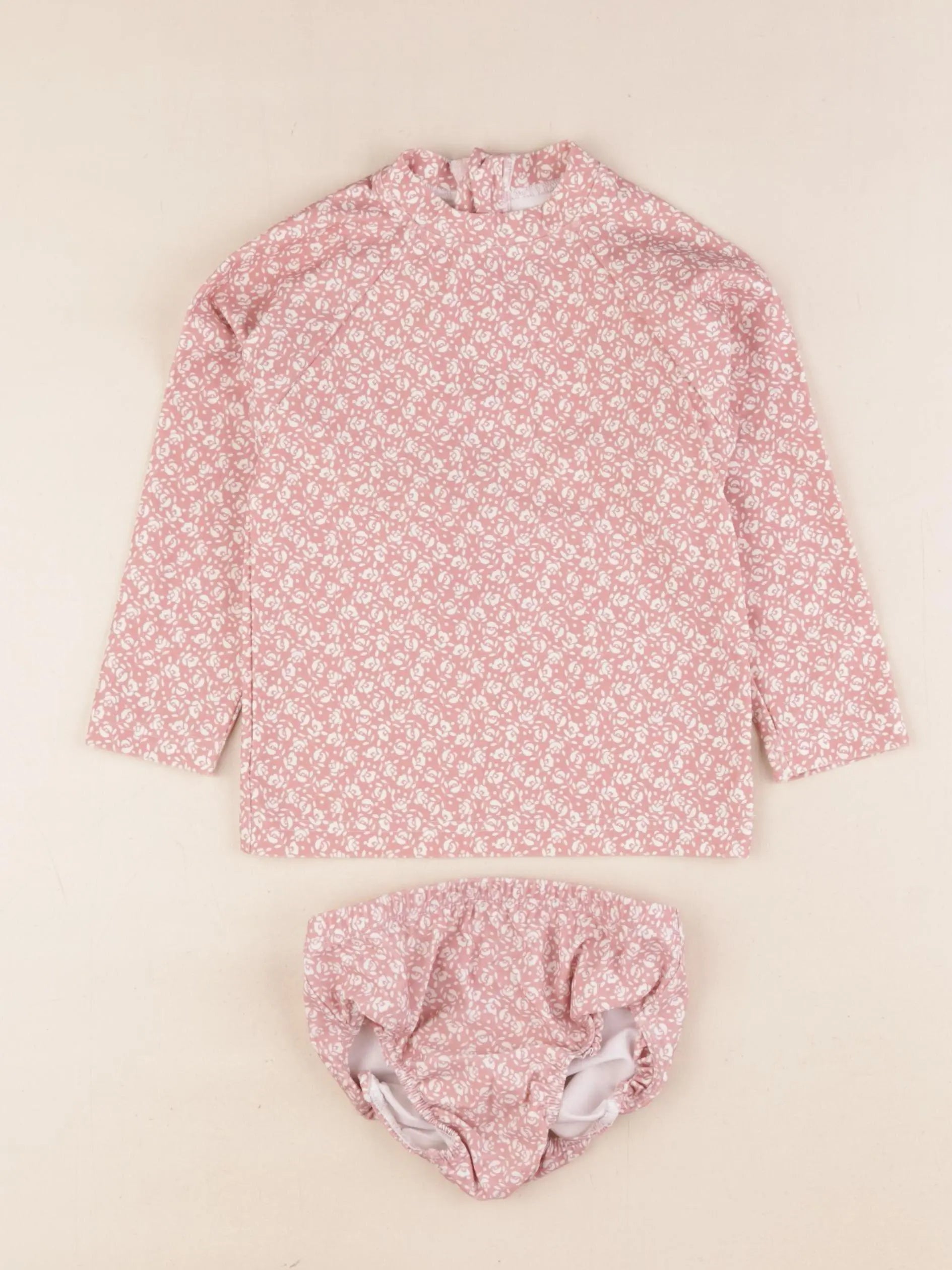 Petit Bateau - maillot de bain rose - 24 mois