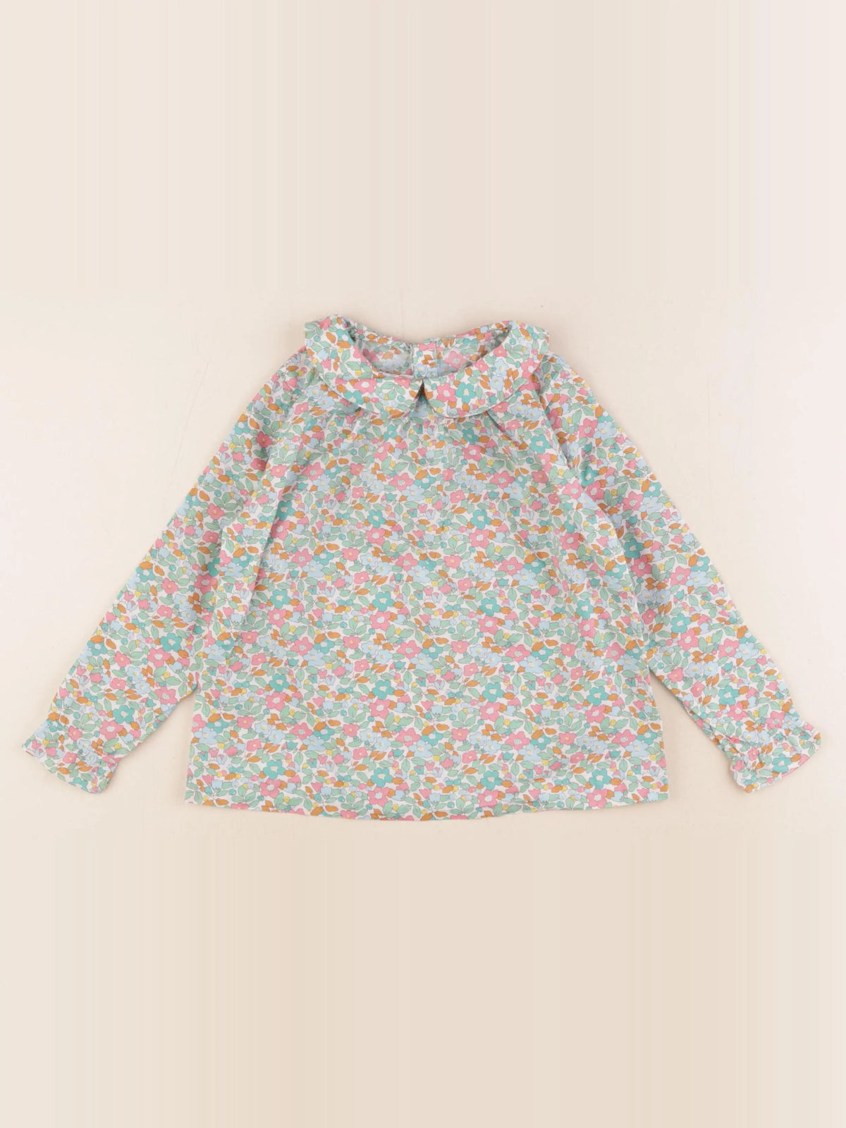 Jacadi - blouse liberty multicolore - 4 ans