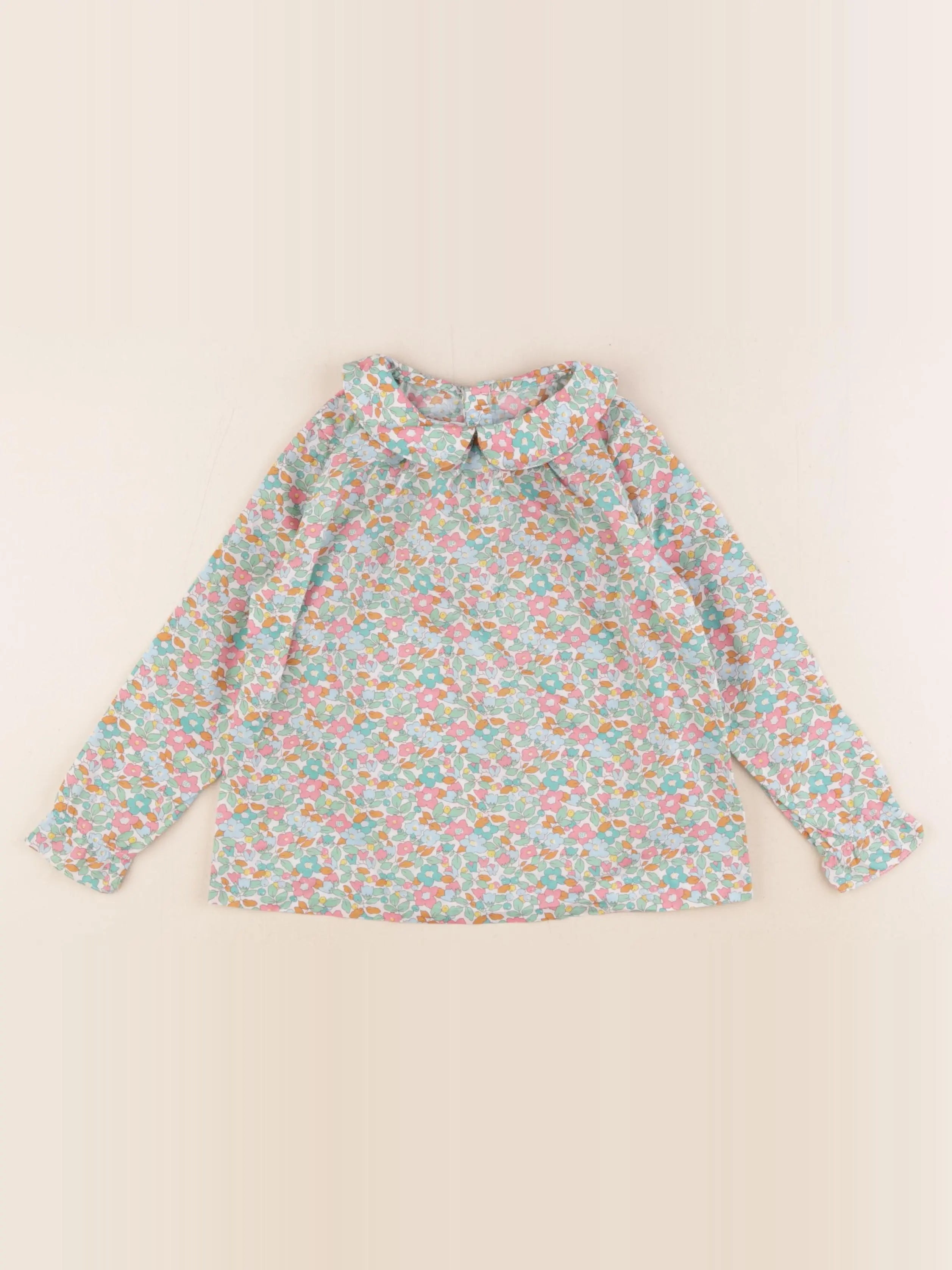 Jacadi - blouse liberty multicolore - 4 ans