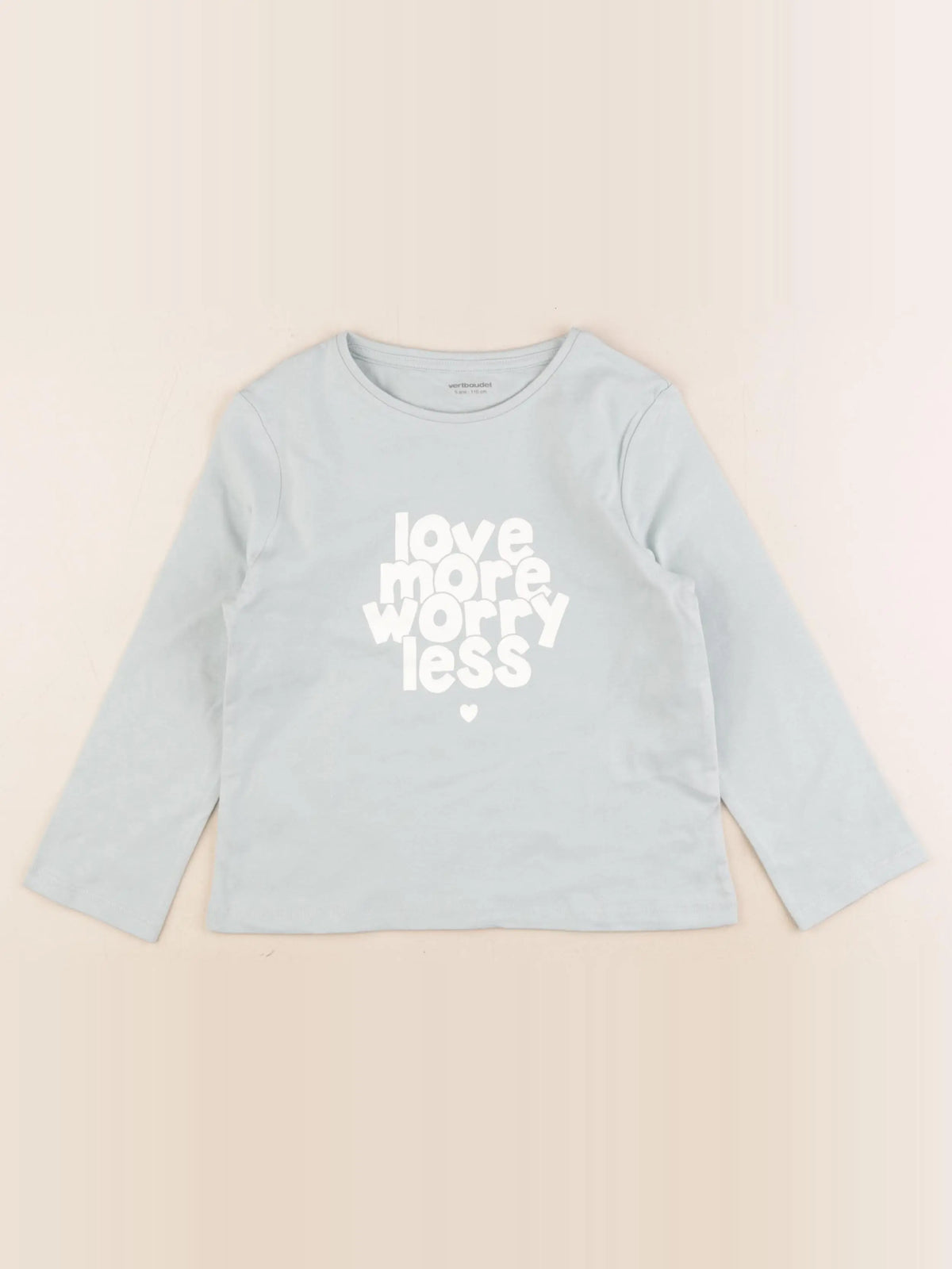 Vertbaudet - tee-shirt vert - 5 ans