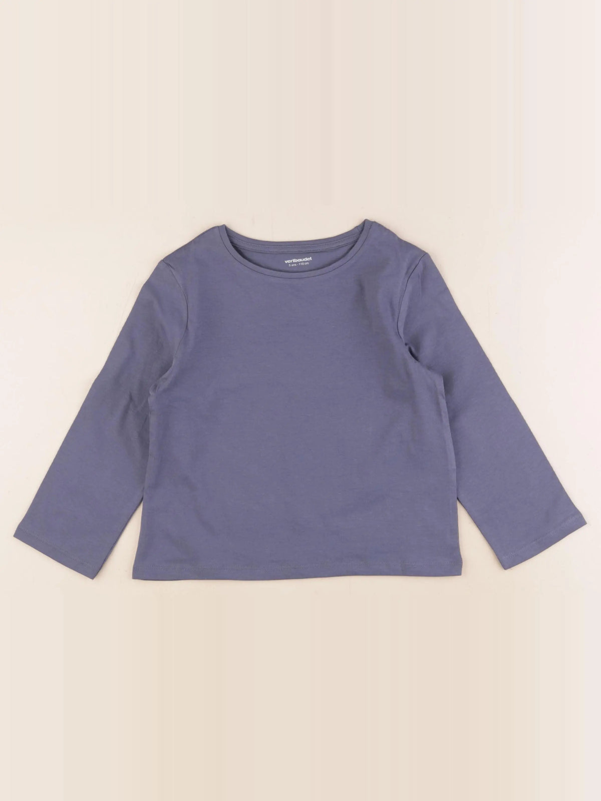 Vertbaudet - tee-shirt bleu - 5 ans