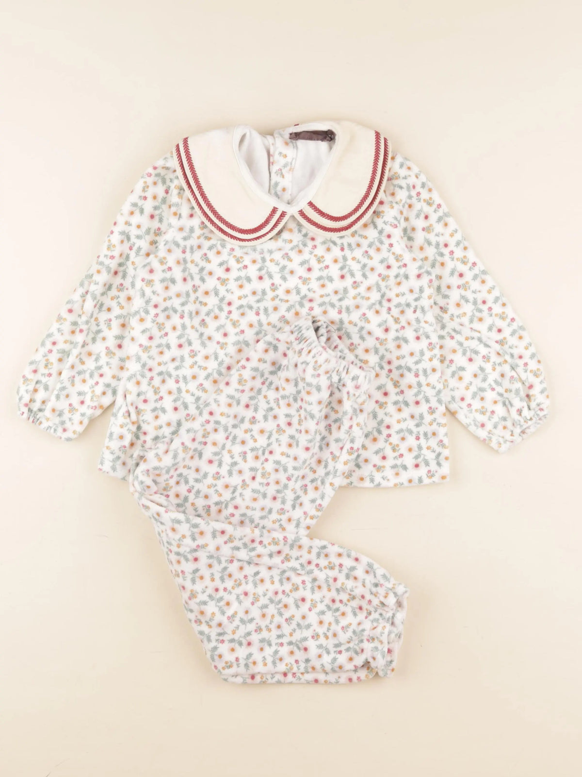 Boutchou - pyjama velours multicolore - 4 ans