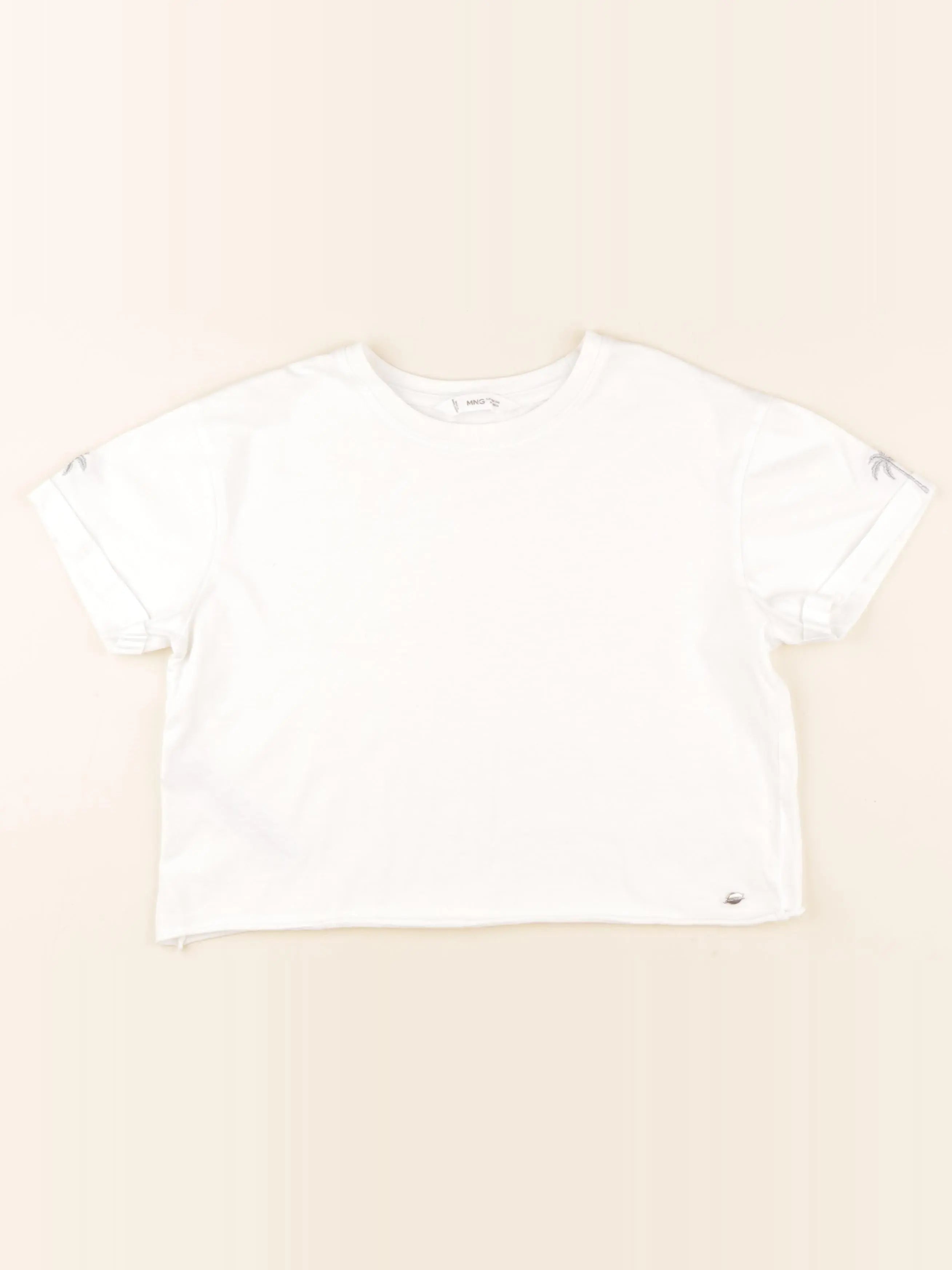 Mango - tee-shirt blanc - 12/13 ans