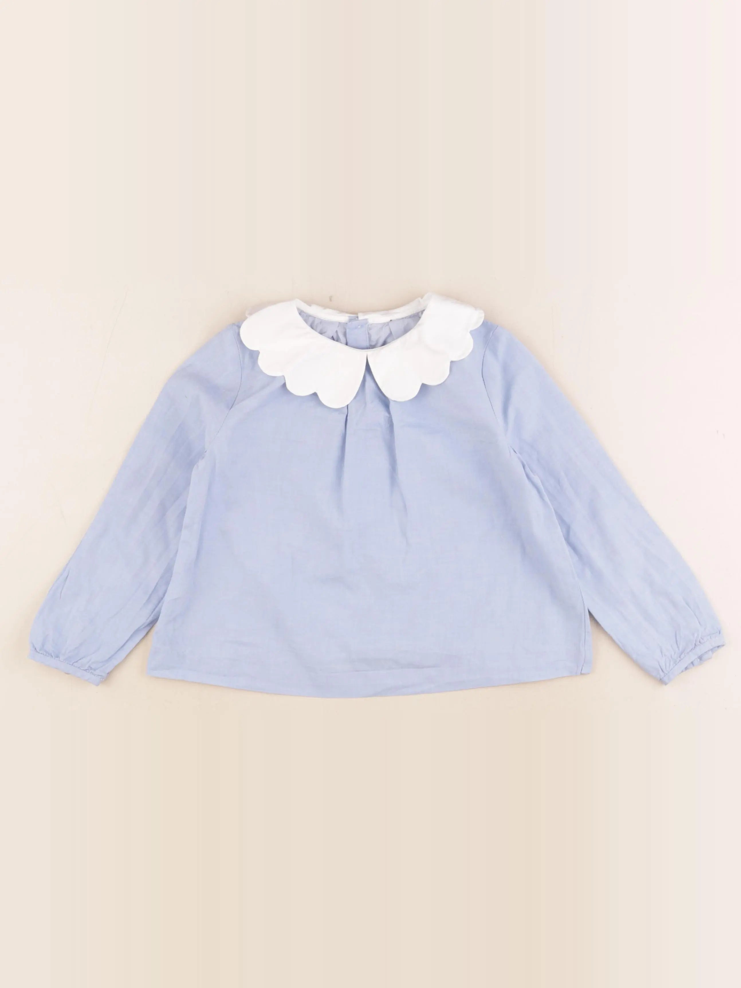 Jacadi - blouse bleu - 4 ans