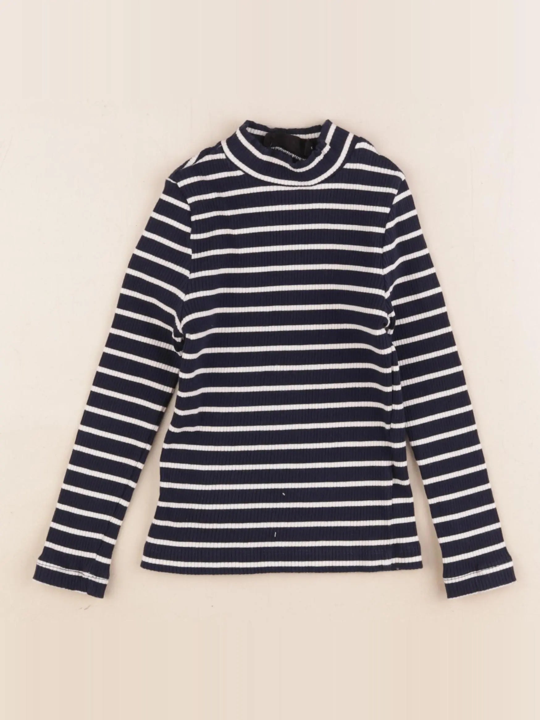 Monoprix - tee-shirt bleu, blanc - 4 ans